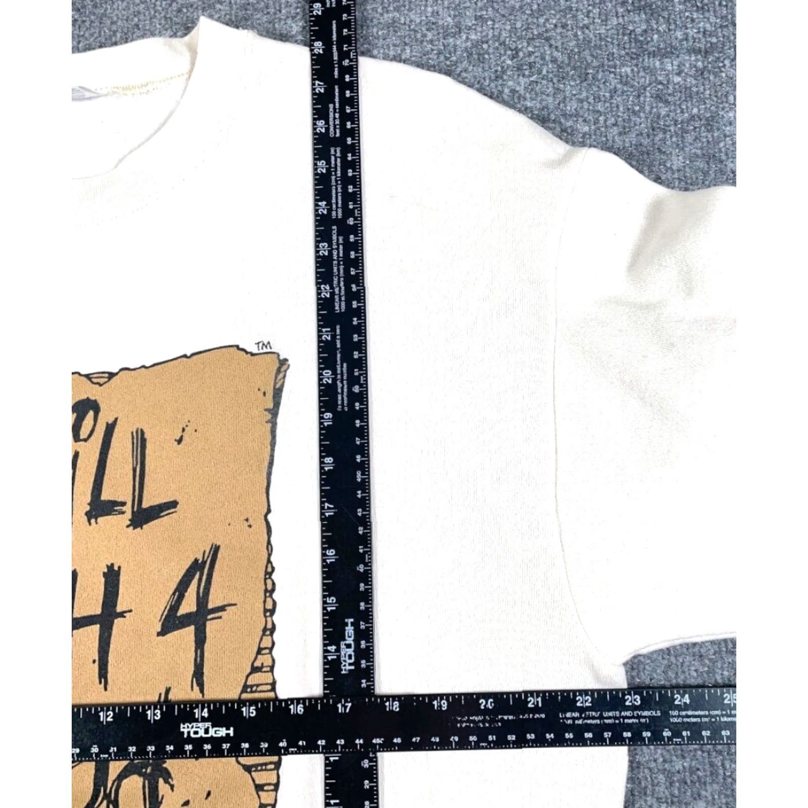 Delta VINTAGE Delta Sweatshirt Shirt Men XL Ivory "Will Fish for Food" 90s Humor Dad Graphic Print Pullover Crew Neck Size US XL / EU 56 / 4 - 5 Thumbnail