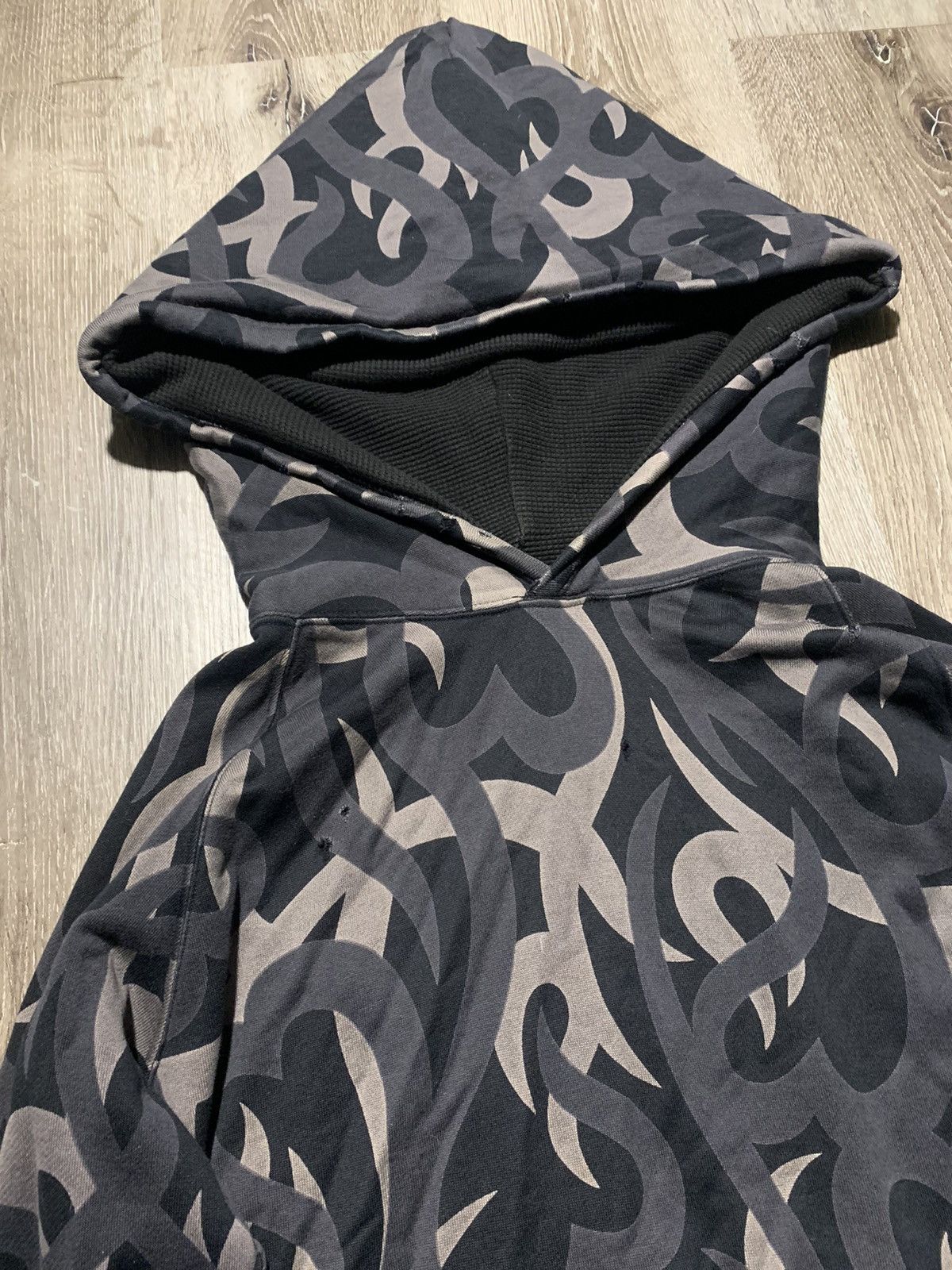 Number (N)ine Number Nine Tribal Heart Camo Hoodie | Grailed