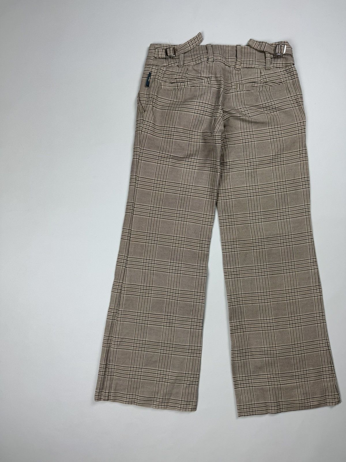 Japanese Brand × Michiko Koshino Michiko Koshino Ladies Plaid Cropped Chino Pants Trousers Size 26" / US 2 / IT 38 - 19 Thumbnail