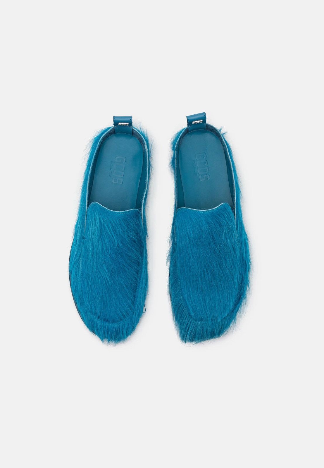 GCDS × Marni !DS! SS23 GCDS Fussbet Calf Hair Blue Cavallino Mules Clogs Size US 10 / EU 43 - 18 Thumbnail