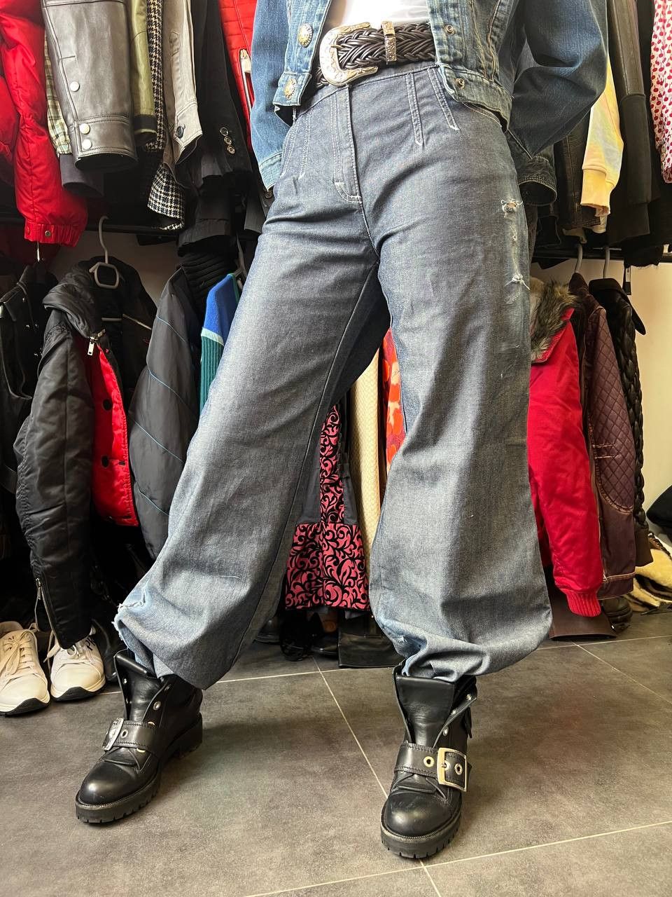 Dolce & Gabbana Dolce&Gabbana Vintage Flare Faded Jeans Size 28" / US 6 / IT 42 - 3 Thumbnail
