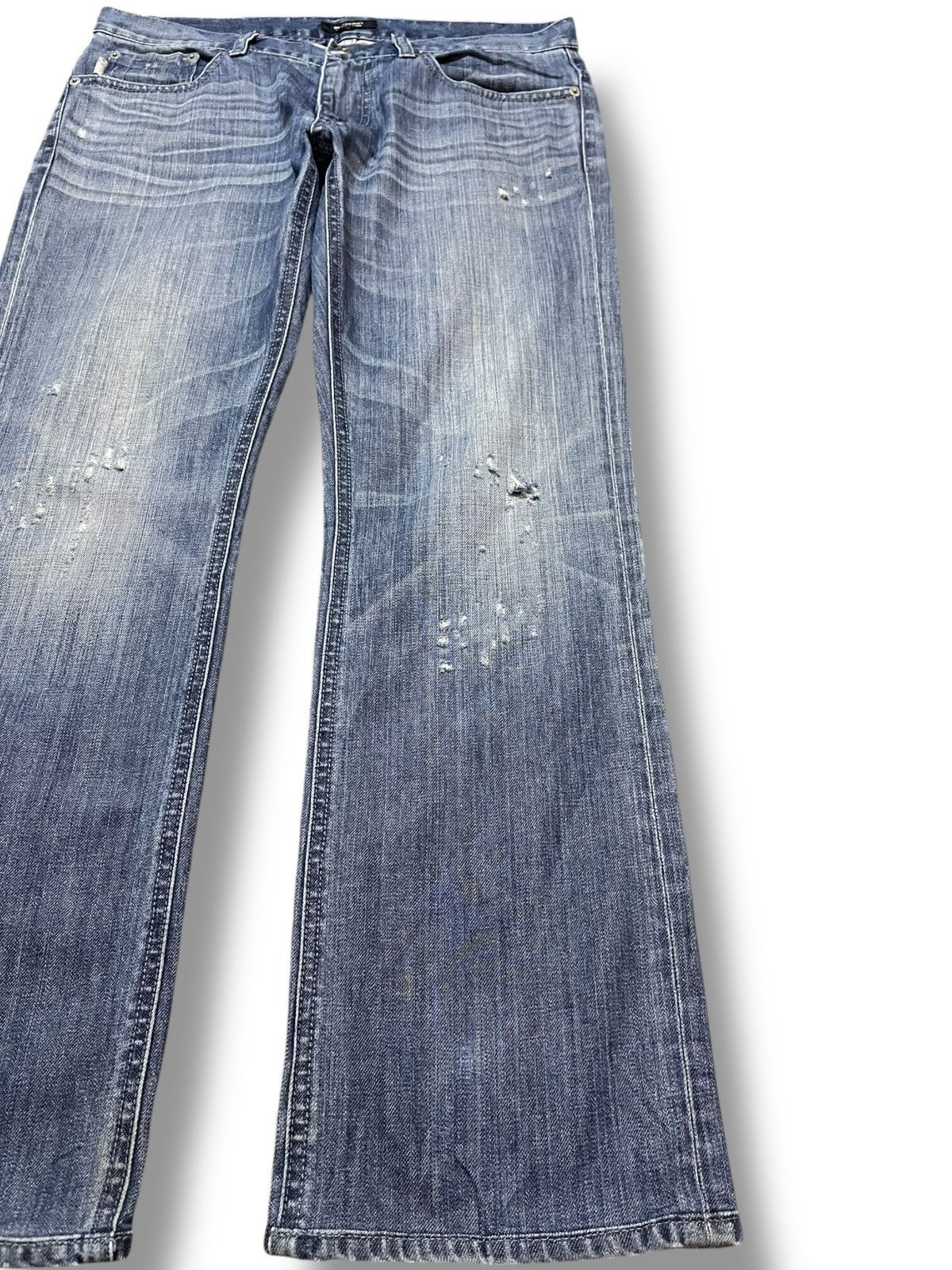 Burberry Vintage Burberry Black Label Flare Grunge Denim Size US 32 / EU 48 - 4 Thumbnail