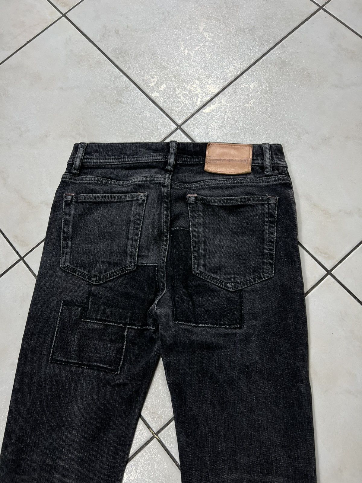 Acne Studios Acne Studios bla konst north black patch jeans patchwork Size US 29 - 16 Thumbnail