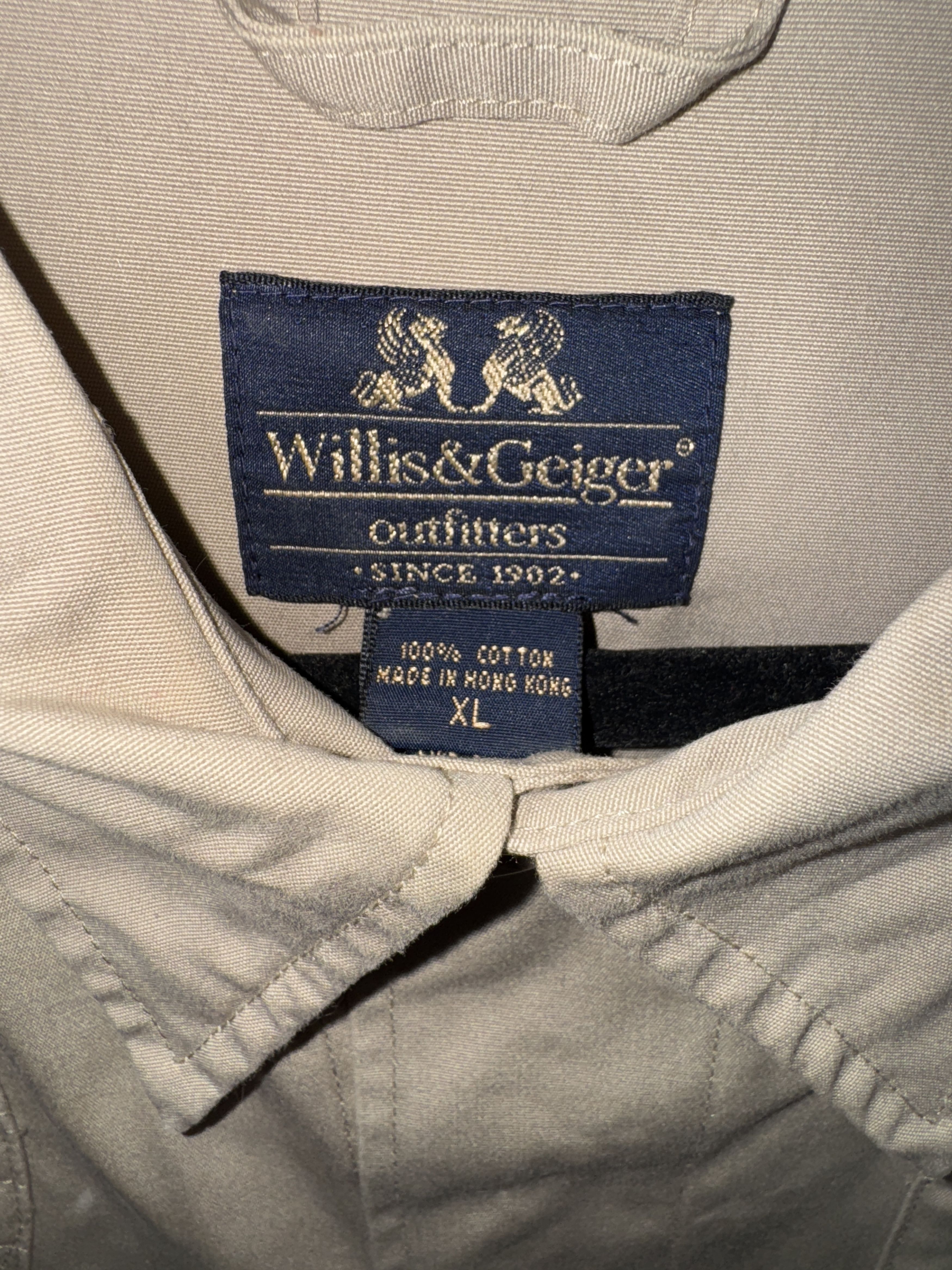 Willis & Geiger Vintage Willis & Geiger Shirt Dallas Safari Club Button Up Size US XL / EU 56 / 4 - 3 Thumbnail