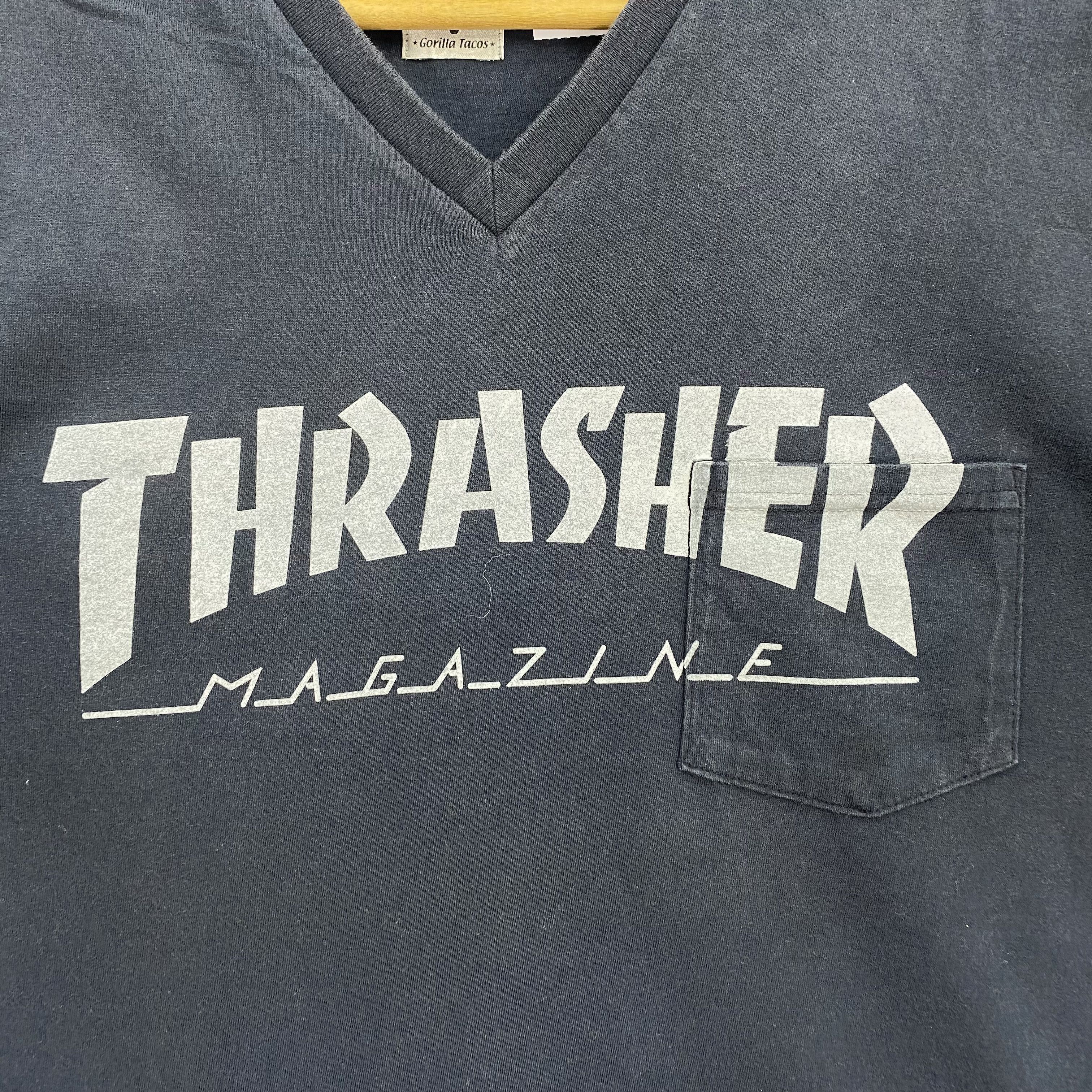 Thrasher Vintage Thrasher Magazine T-Shirt Skateboarding Crewneck Tee Size US M / EU 48-50 / 2 - 2 Thumbnail