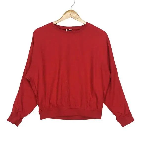 Christophe Lemaire × Uniqlo UNIQLO x CHRISTOPHE LEMAIRE Minimalist Red Sweatshirt Size S / US 4 / IT 40 - 1 Thumbnail