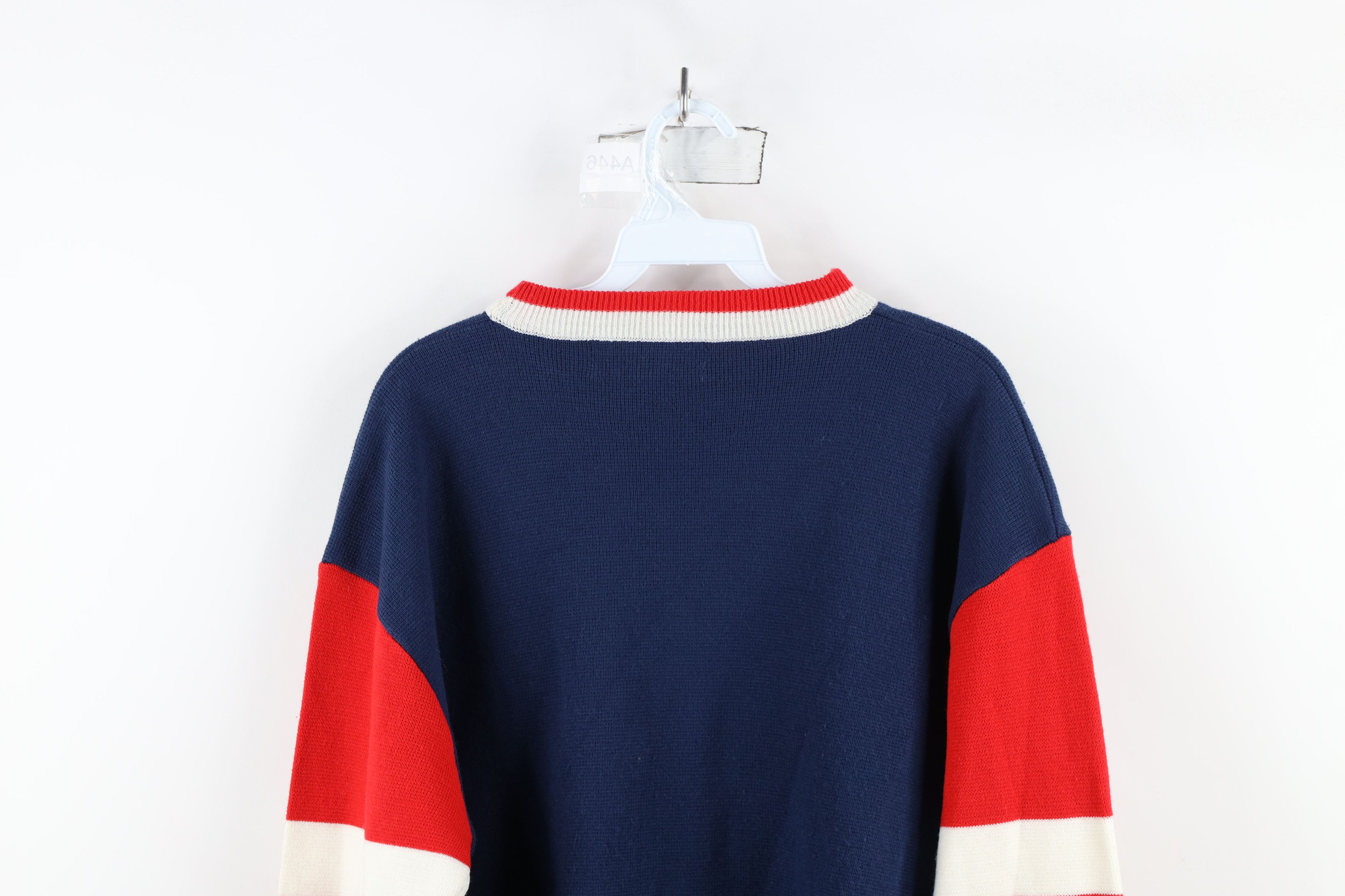 Vintage Vintage 70s Streetwear Idaho Ski Skiing Mock Neck Sweater Size US XL / EU 56 / 4 - 10 Thumbnail