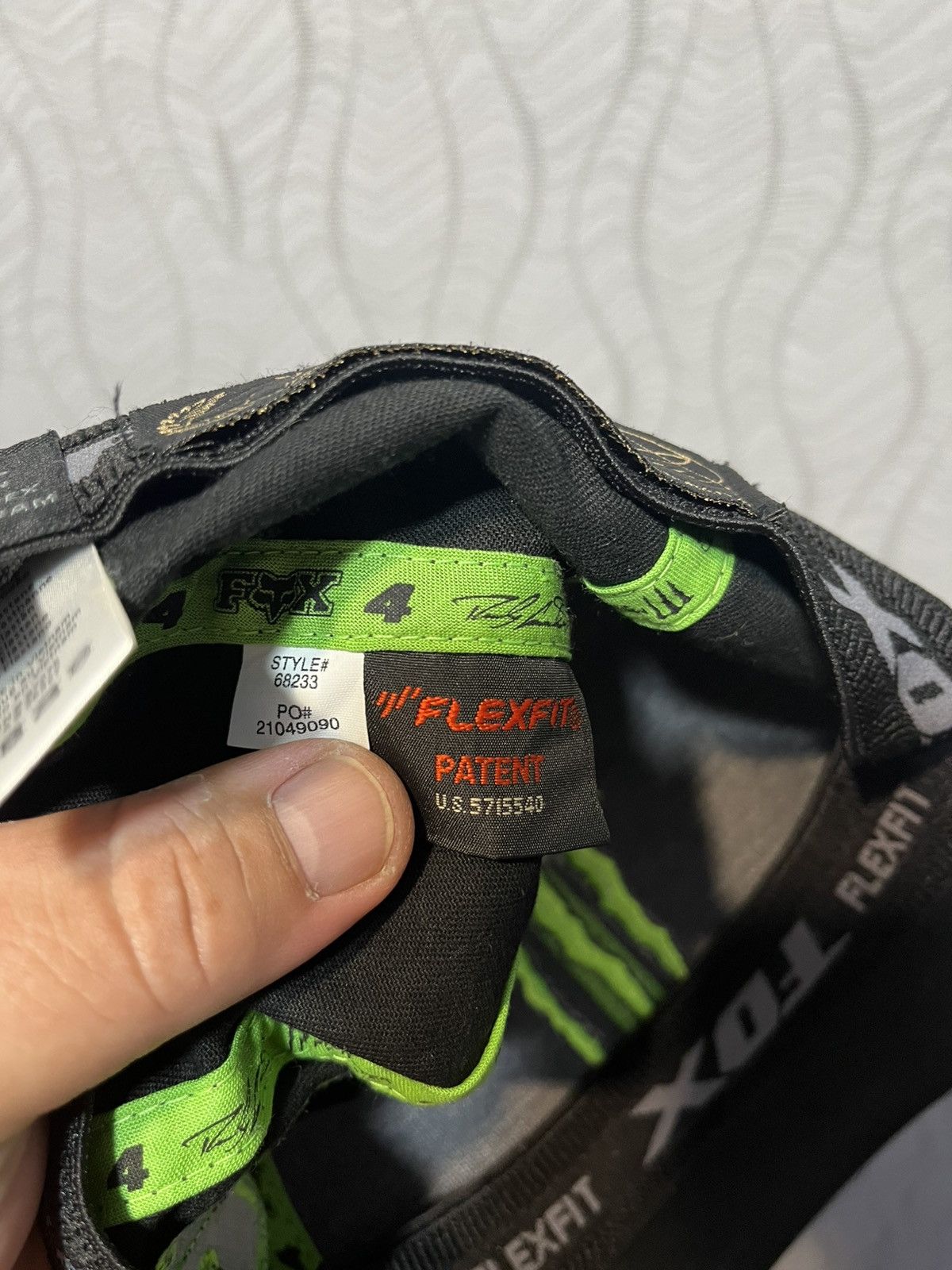Fox Racing FOX Monster Energy Ricky Carmichael 4 Moto Racing Cap Hat Size ONE SIZE - 11 Thumbnail