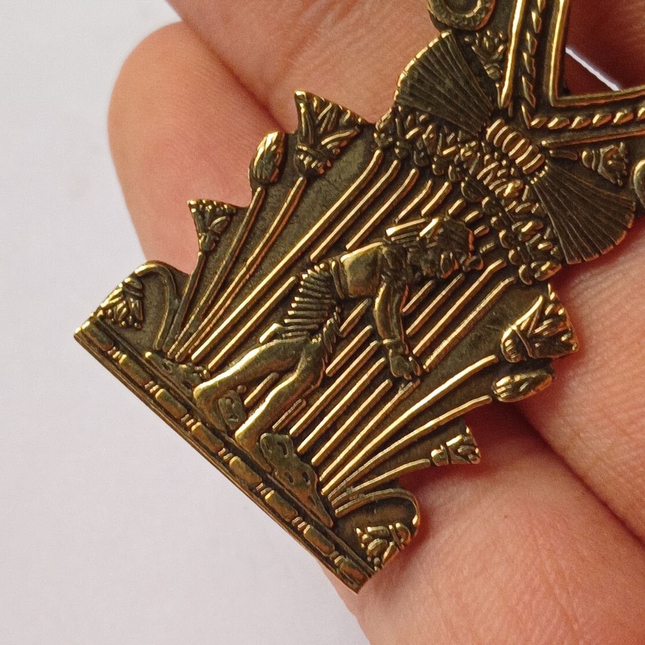 Handmade Antique Egyptian Ankh Pendant – Handmade Brass Amulet Size ONE SIZE - 7 Thumbnail