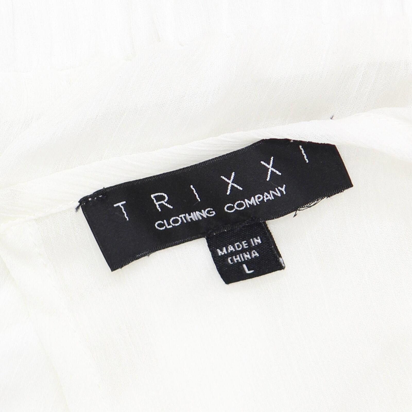 Other Trixxi Gauze Lightweight Mini Dress 1679163a65a814 White L Size L / US 10 / IT 46 - 3 Thumbnail
