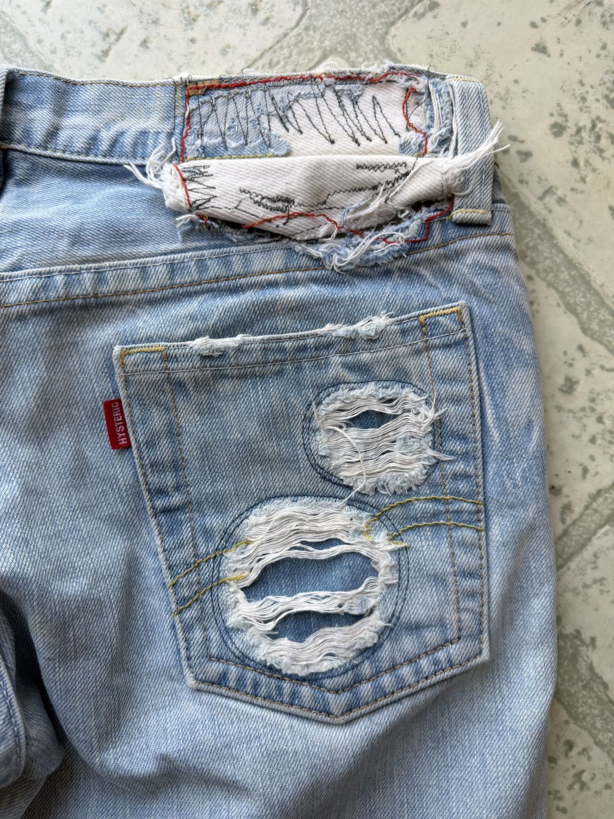 Hysteric Glamour Vintage Hysteric Glamour Boro Patched Jeans Size US 29 - 6 Thumbnail
