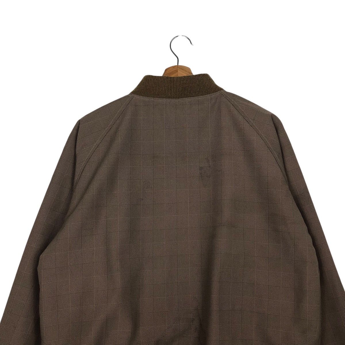 Issey Miyake 📌Vintage Bomber Jacket Jac Blanket Check Tartan Size US L / EU 52-54 / 3 - 10 Thumbnail