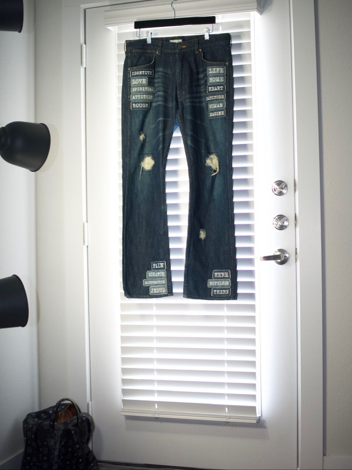 Number (N)ine Number (N)ine Patchwork Denim Size US 32 / EU 48 - 3 Thumbnail