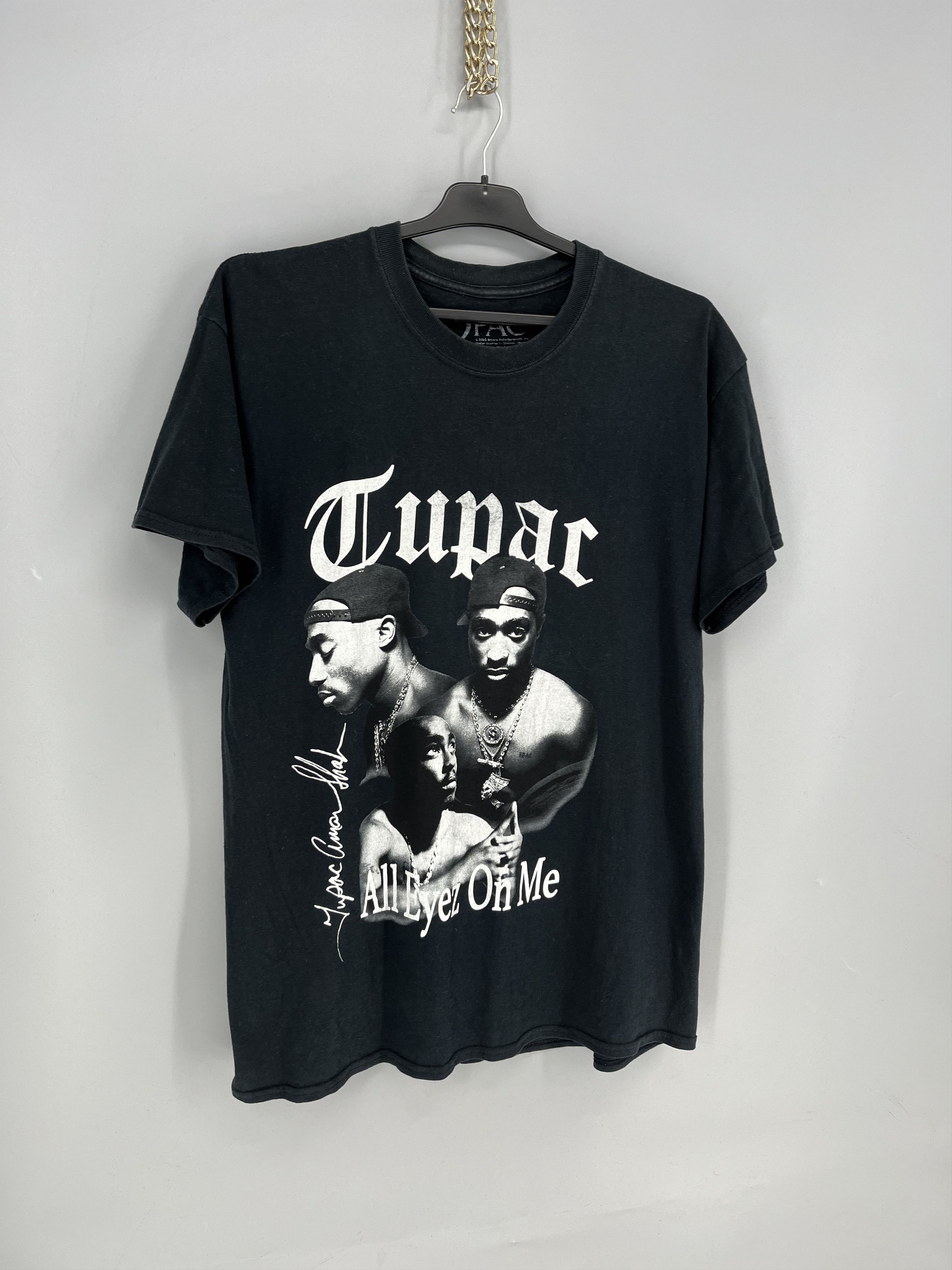 Band Tees 2PAC Rap All Eyez On Me Vintage T-Shirt Size M Size US M / EU 48-50 / 2 - 2 Thumbnail