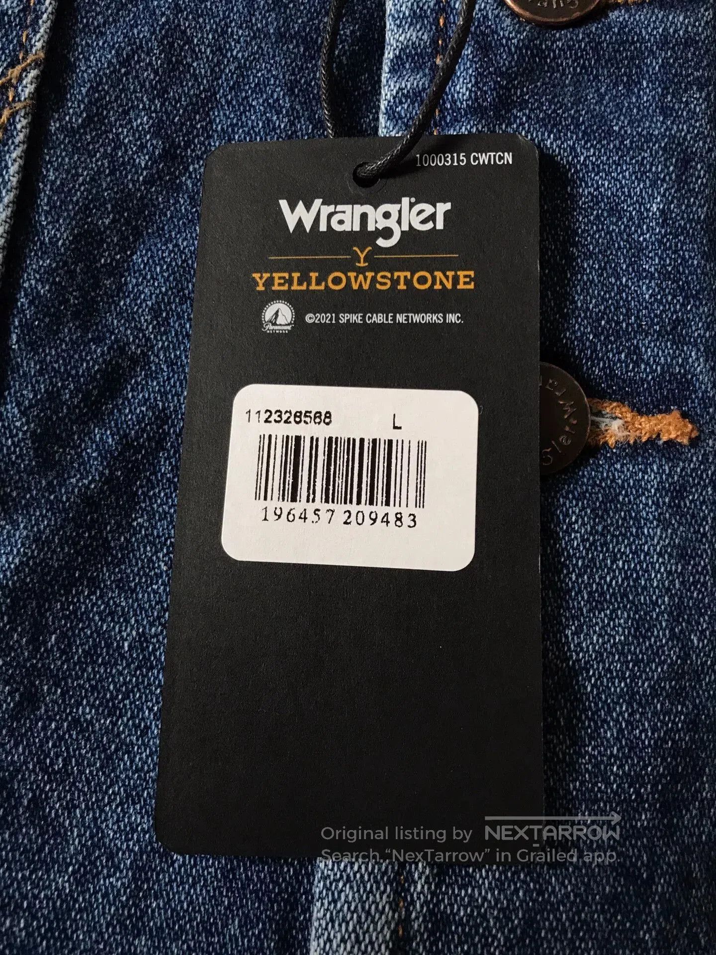 Wrangler Wrangler x Yellowstone Western Denim Vest. Size US L / EU 52-54 / 3 - 8 Thumbnail
