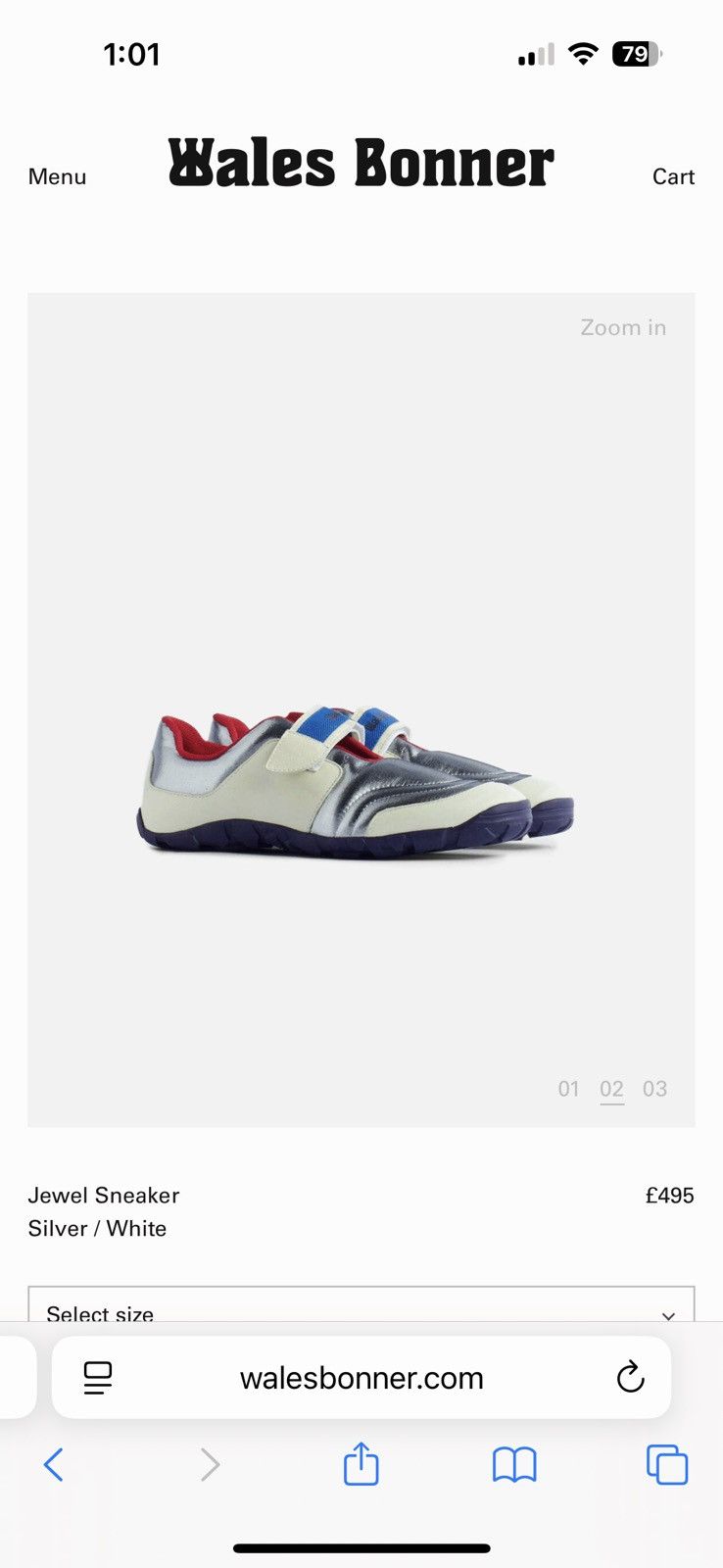 Wales Bonner Wales Bonner Jewel Sneaker Size US 8.5 / EU 41-42 - 2 Thumbnail