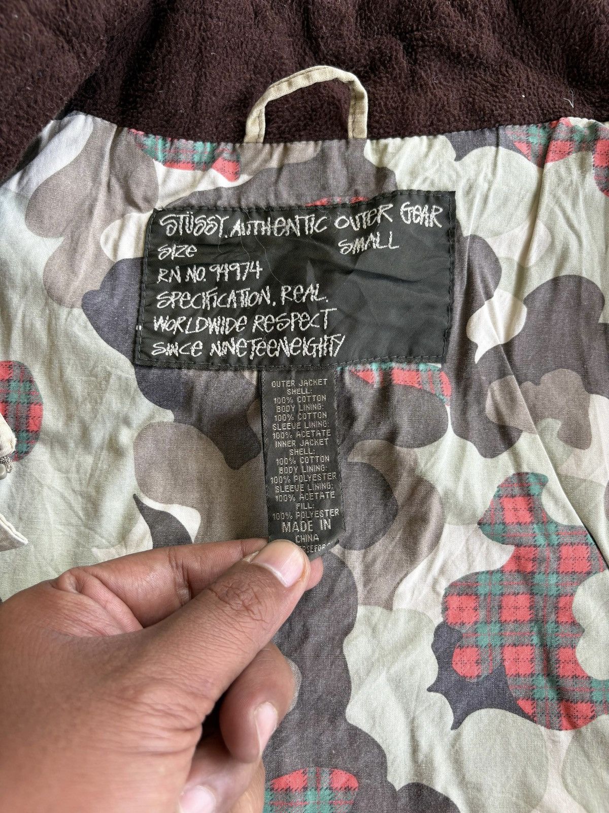 Stussy Stussy New York Tokyo Parka Jacket Camouflage Inner Design Size US S / EU 44-46 / 1 - 14 Thumbnail