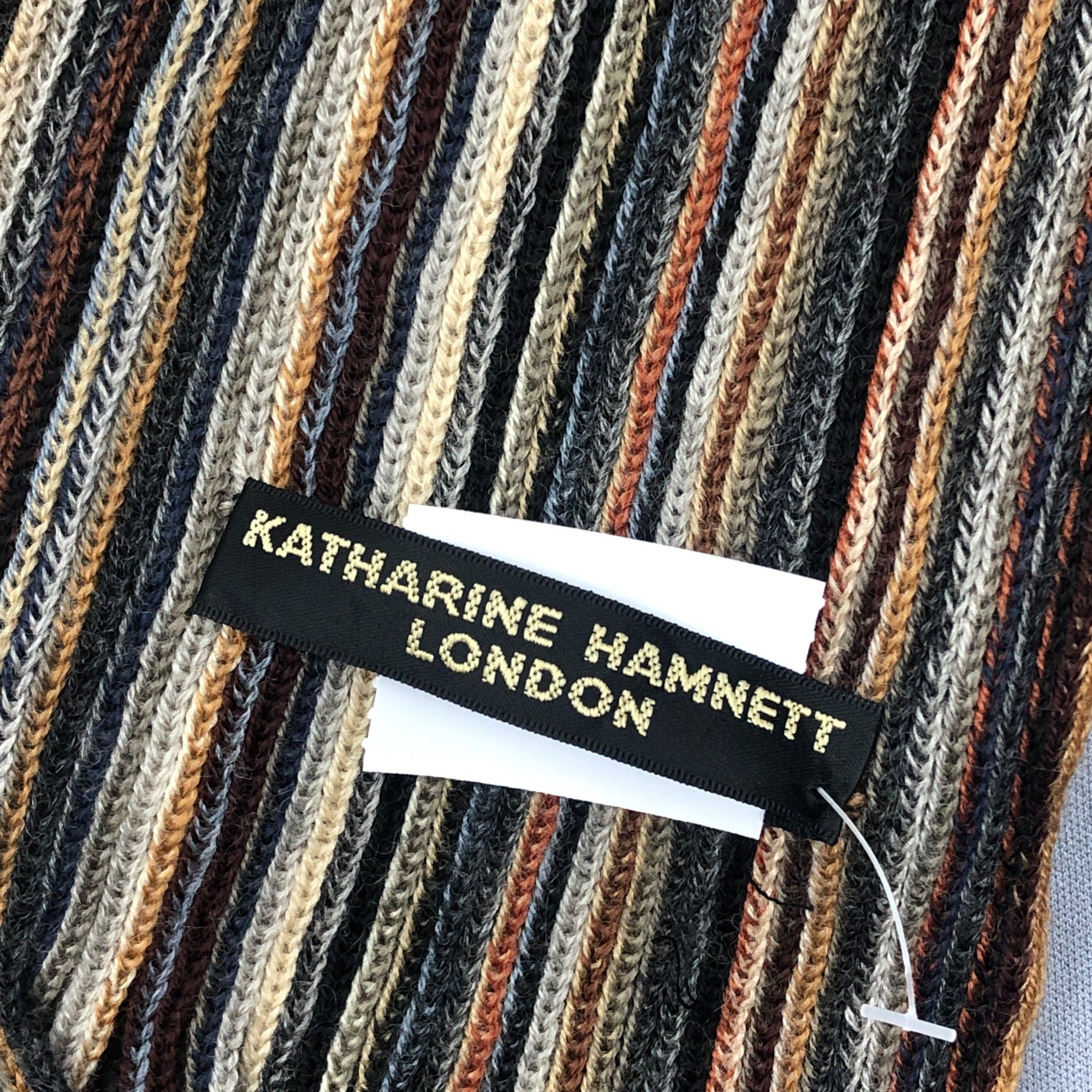 Katharine Hamnett London Vintage Katharine Hamnett London Scarf Muffler Wool Scarves Size ONE SIZE - 4 Thumbnail
