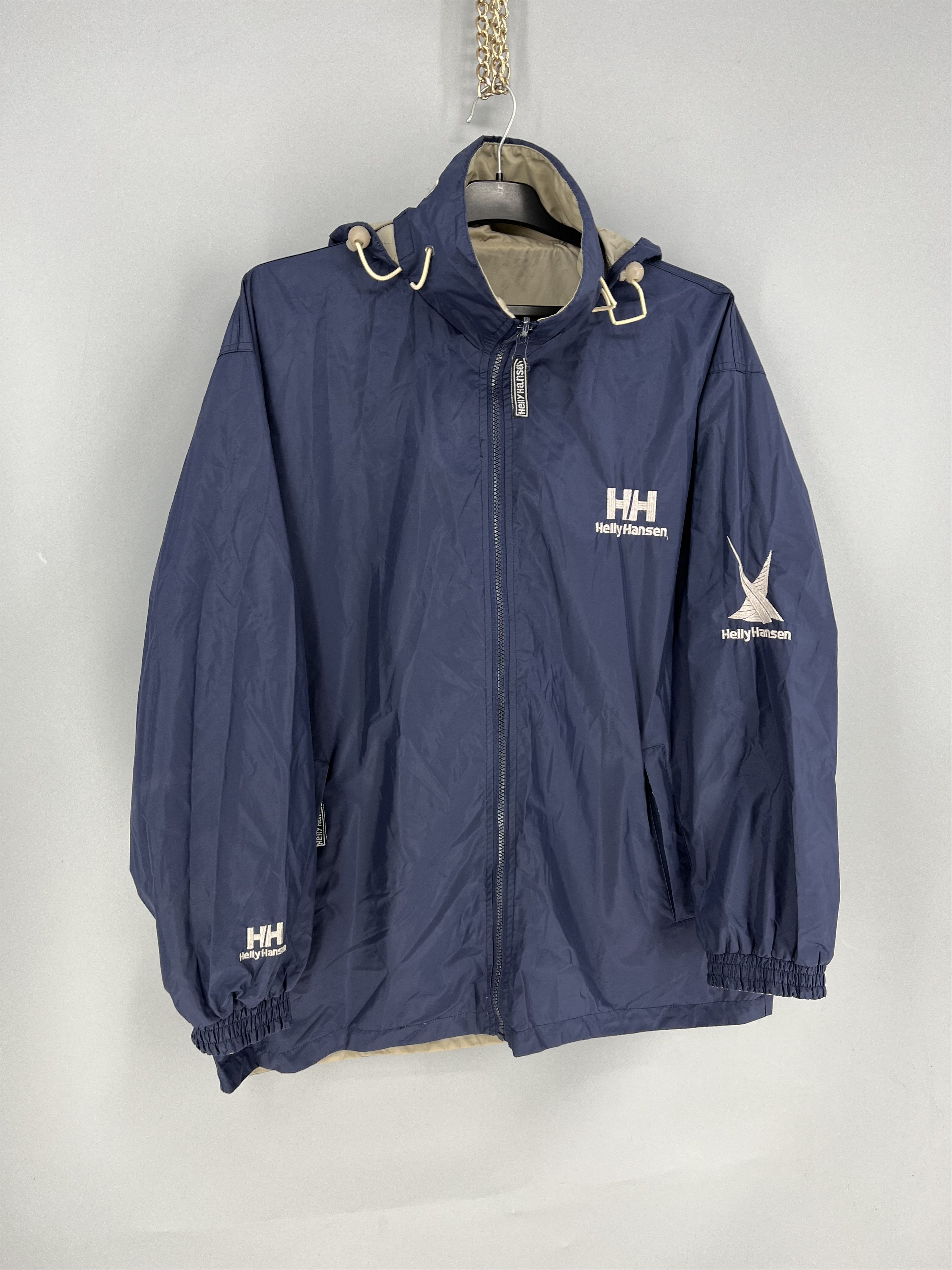 Helly Hansen Vintage Helly Hansen Reversible Hooded Windbreaker Jacket L Size US L / EU 52-54 / 3 - 11 Thumbnail