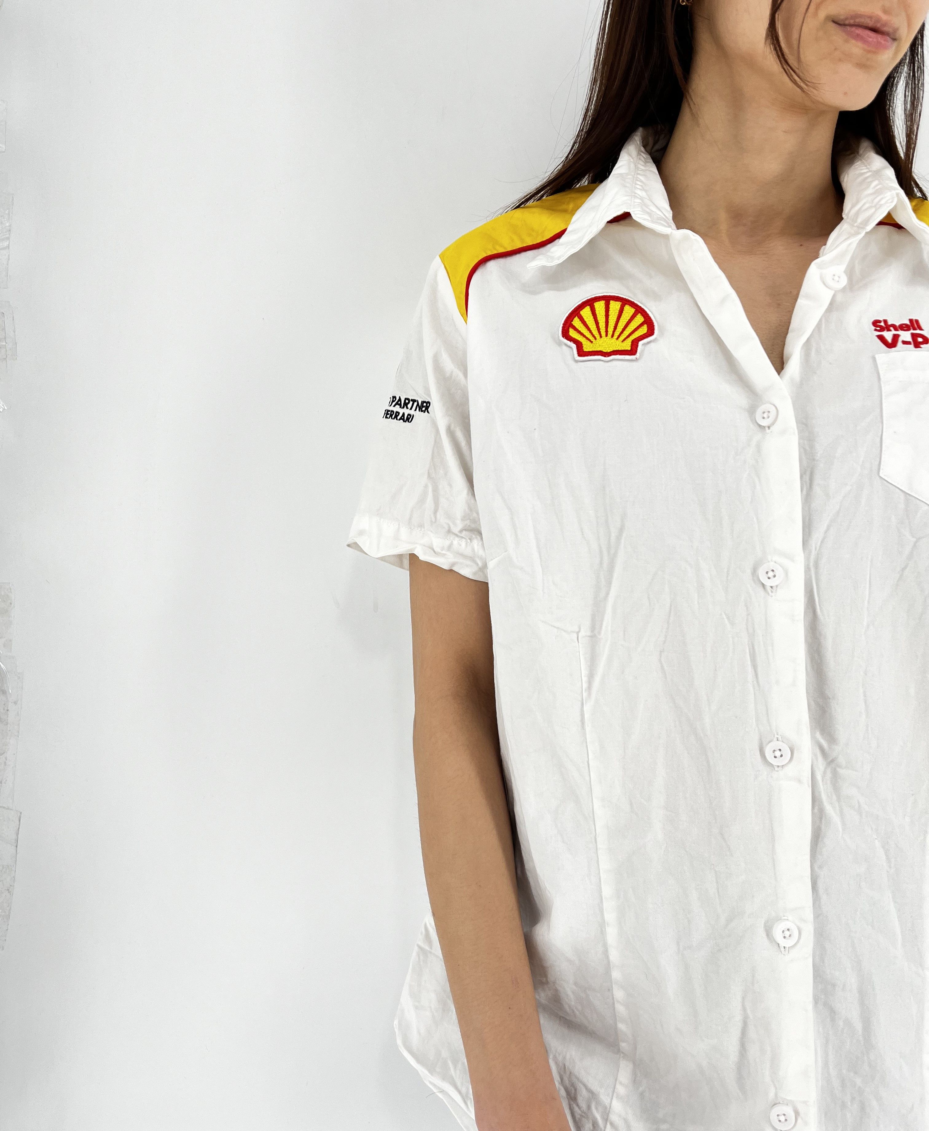 Ferrari × Formula 1 FERRARI T SHIRT JERSEY RACING FORMULA ONE SHELL OFFICIAL Size L / US 10 / IT 46 - 3 Thumbnail