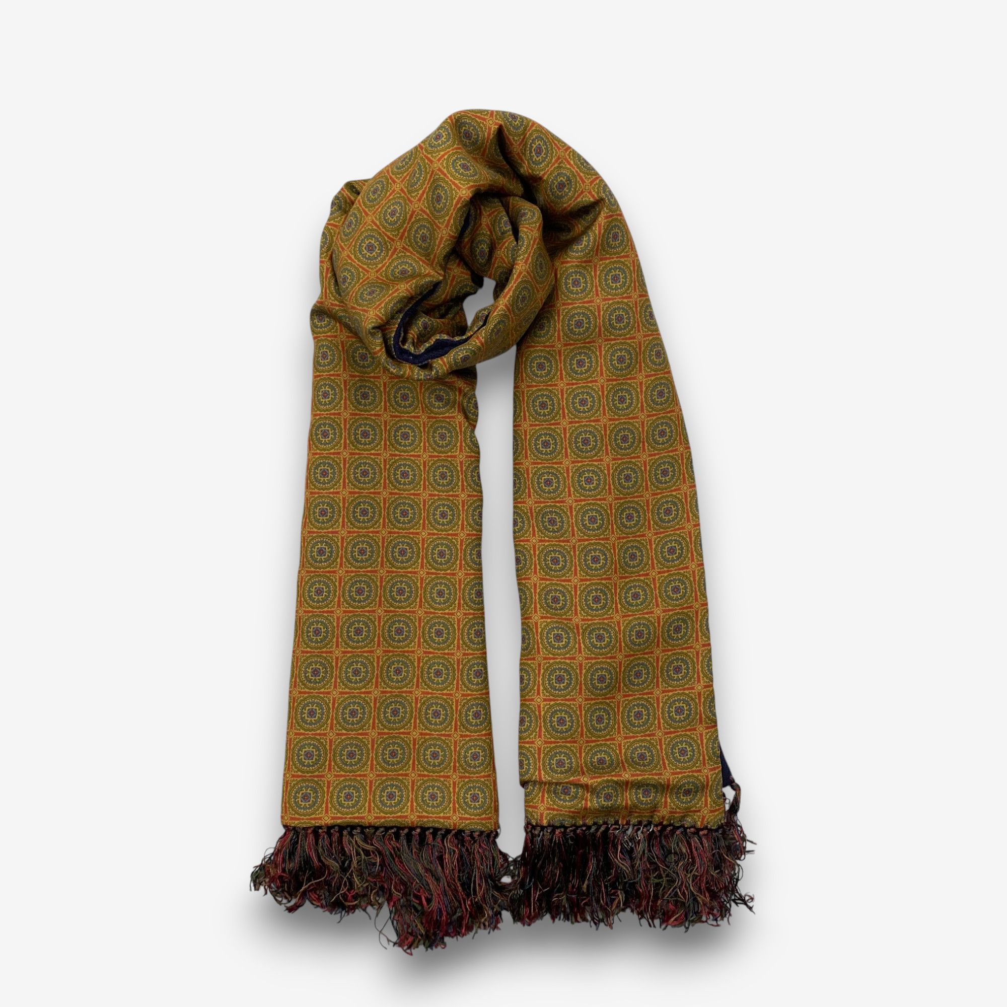 Vintage John Comfort Scarf SILK Muffler Wool Scarves