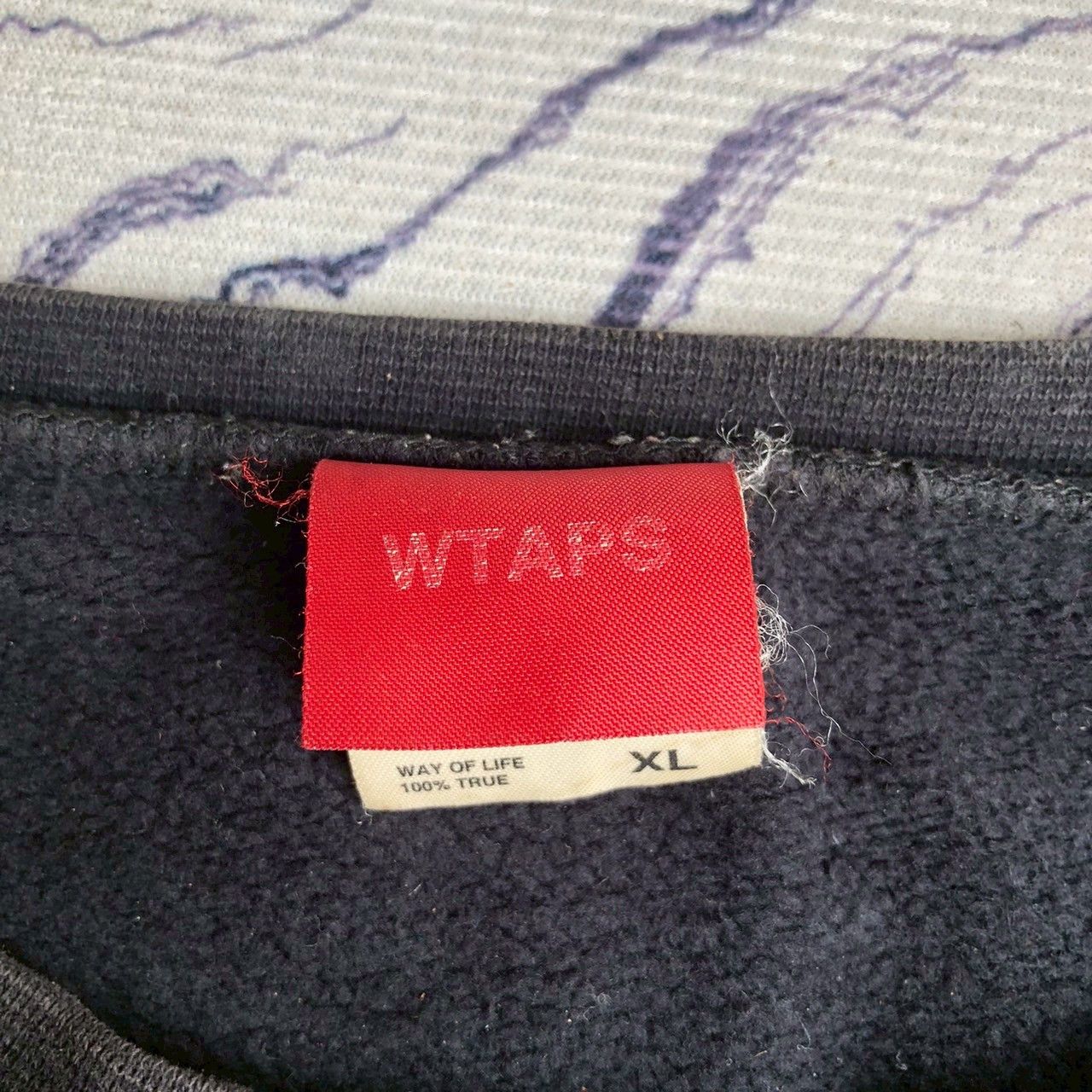 Wtaps WTAPS Crossbones Crewneck Sweatshirt Washed Black Size US XL / EU 56 / 4 - 6 Thumbnail