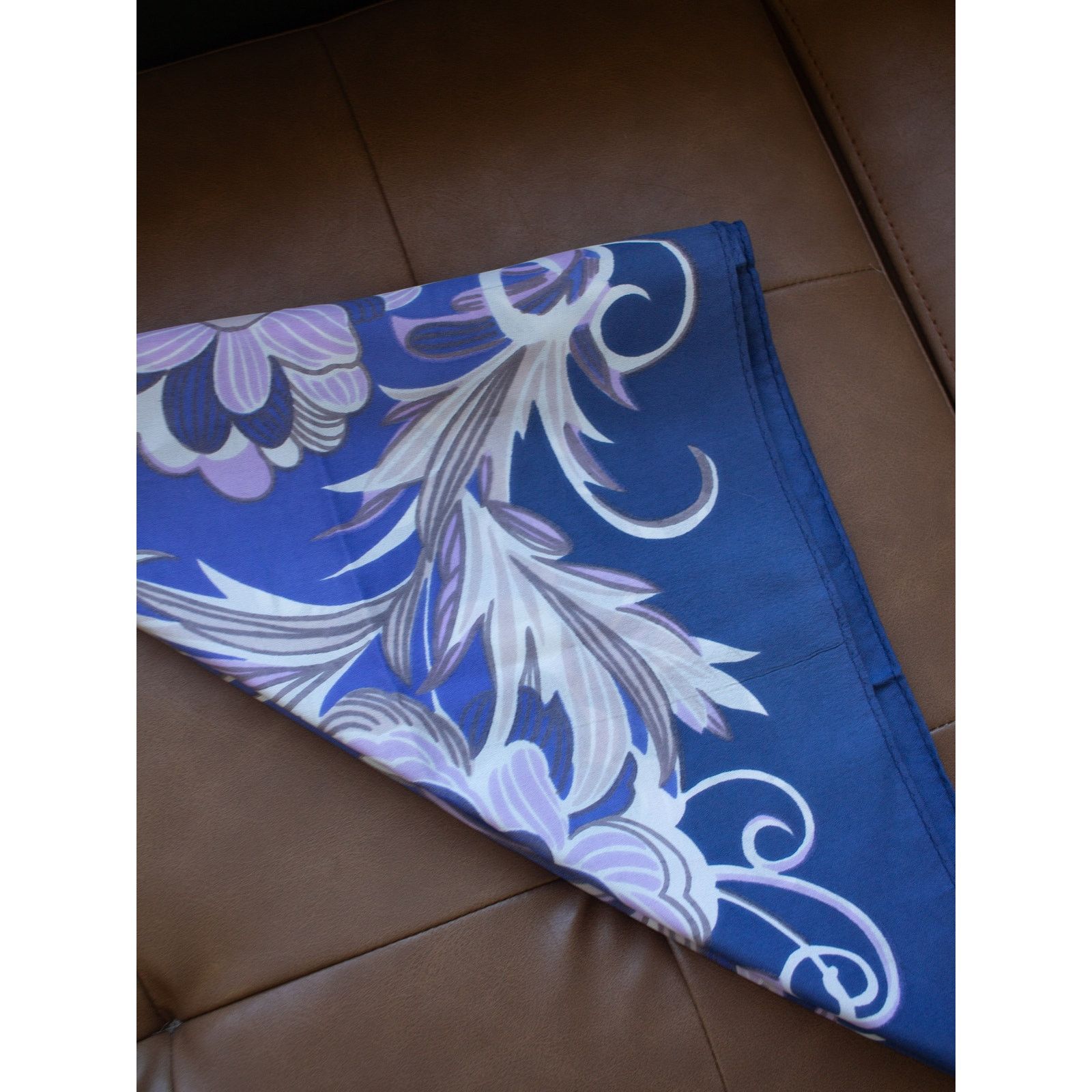 Vintage 26"x26" Vintage Purple Scarf Size ONE SIZE - 4 Thumbnail
