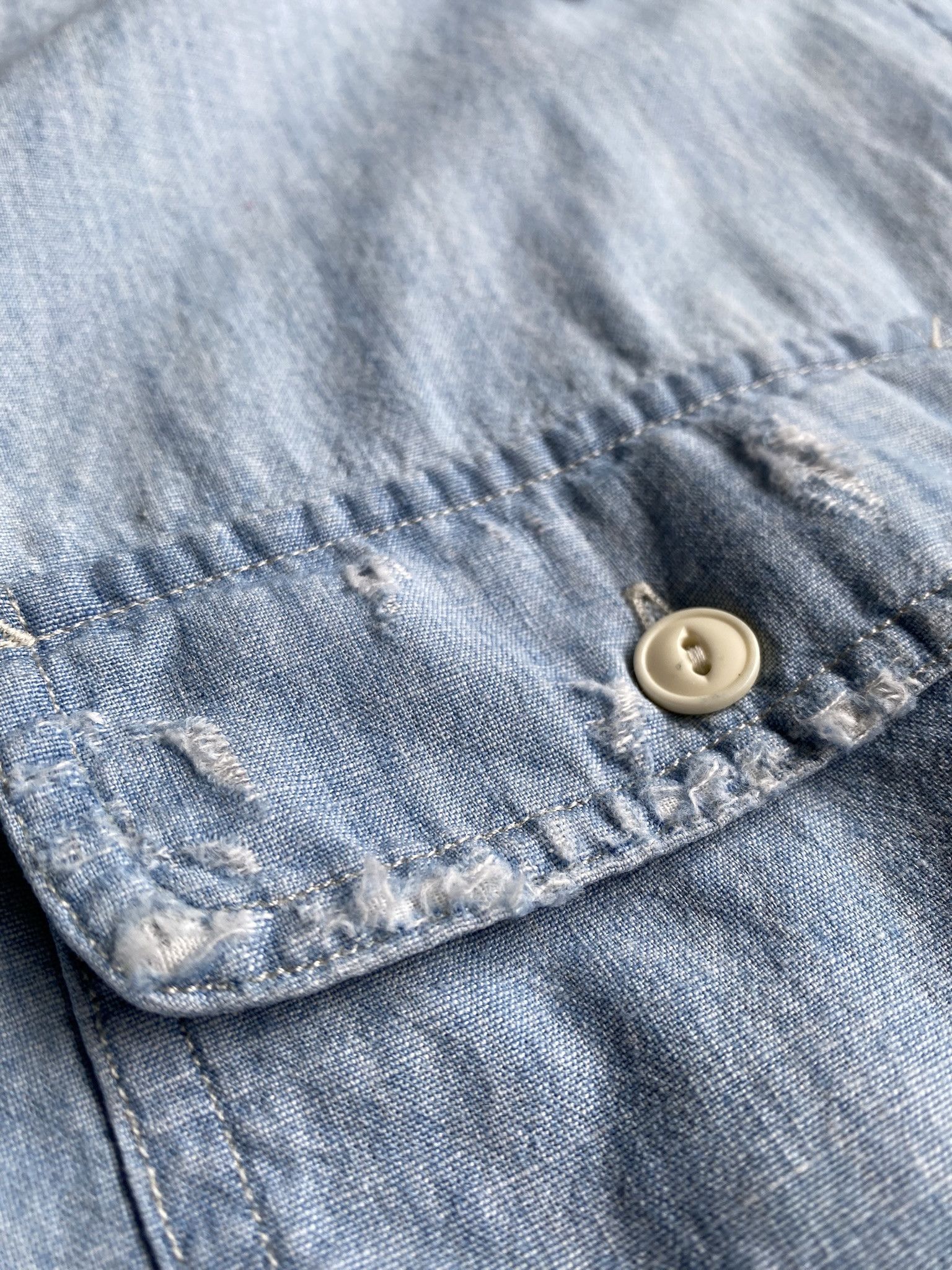 Kapital Worn-In Chambray Shirt Size US M / EU 48-50 / 2 - 14 Thumbnail