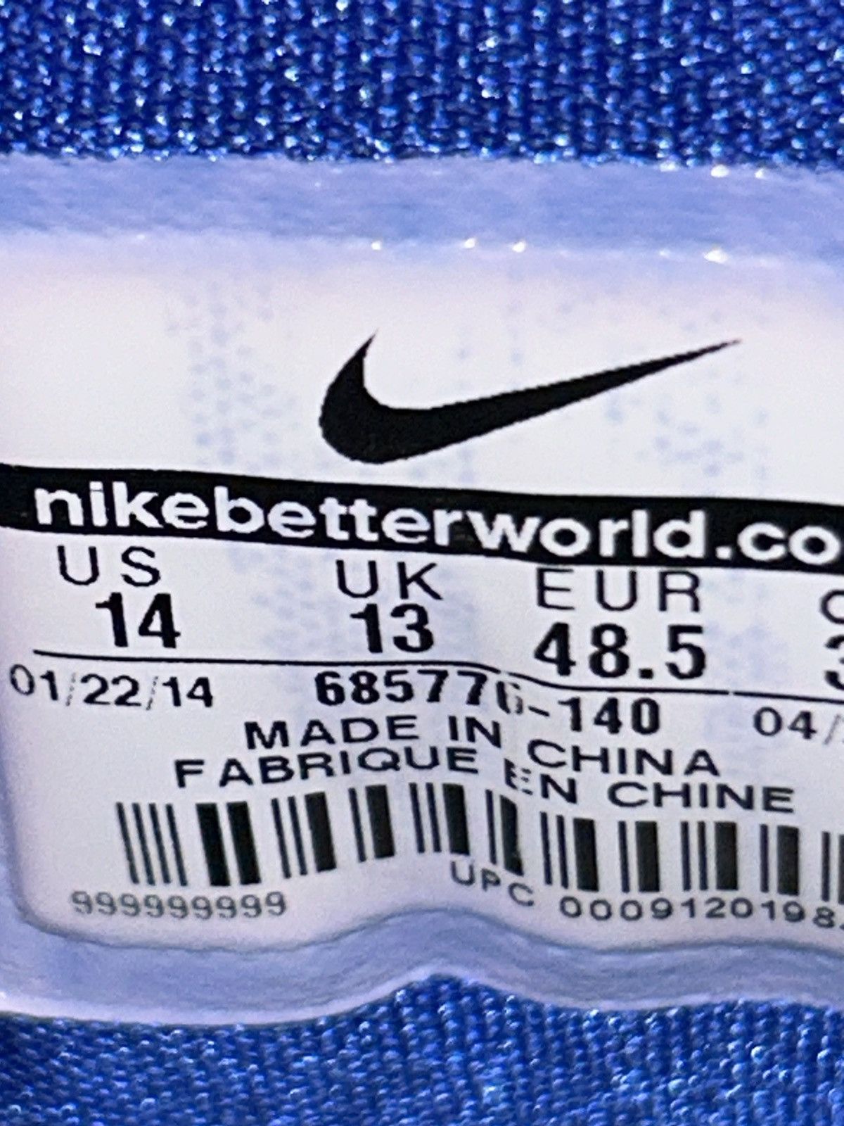 Nike Nike Kobe 9 EM TB White Game Royal 685776-140 size 14 w/ box Size US 14 / EU 47 - 11 Thumbnail
