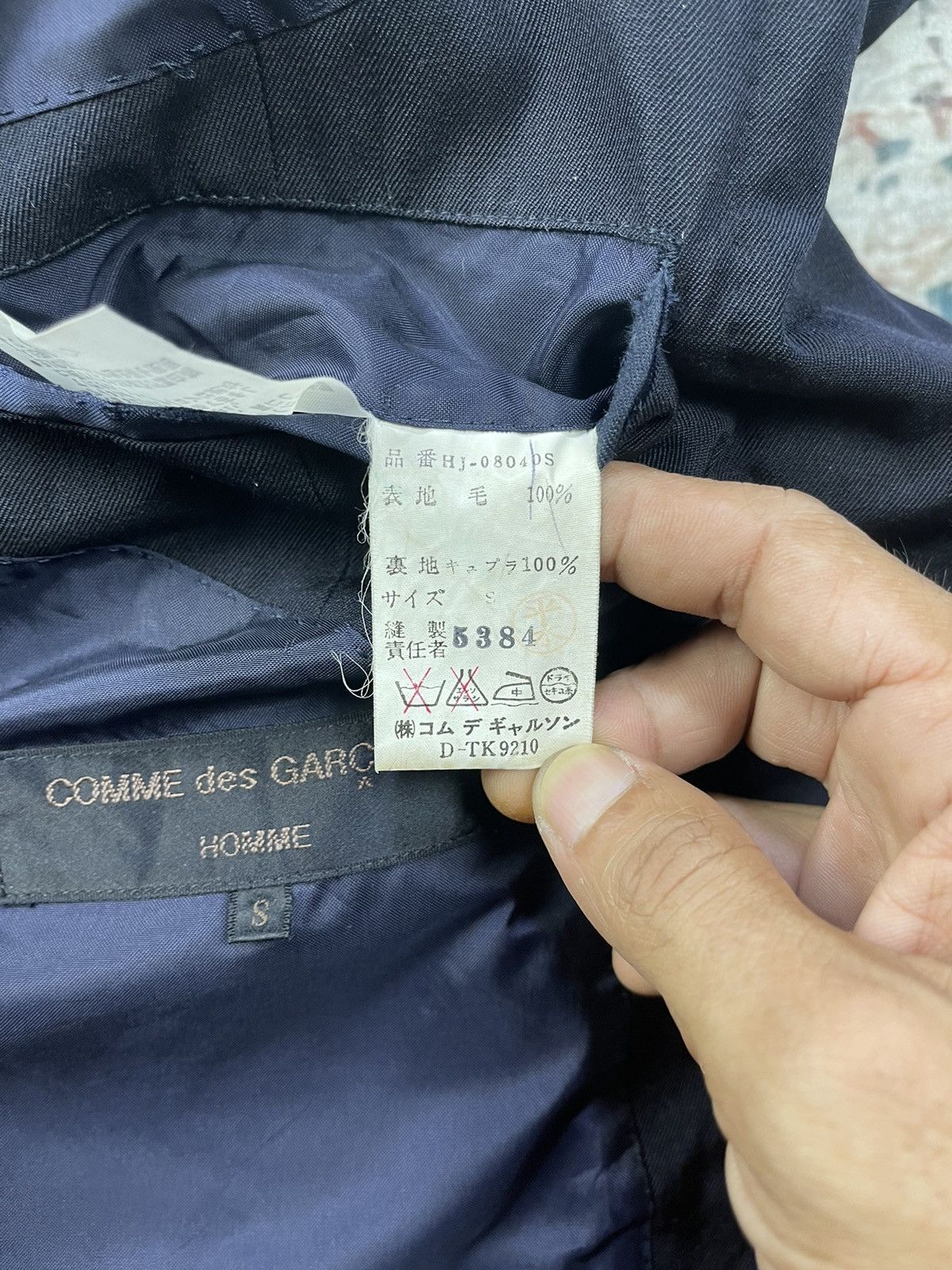 Comme des Garcons Vintage Comme Des Garcons Homme Blazers Size US S / EU 44-46 / 1 - 17 Thumbnail