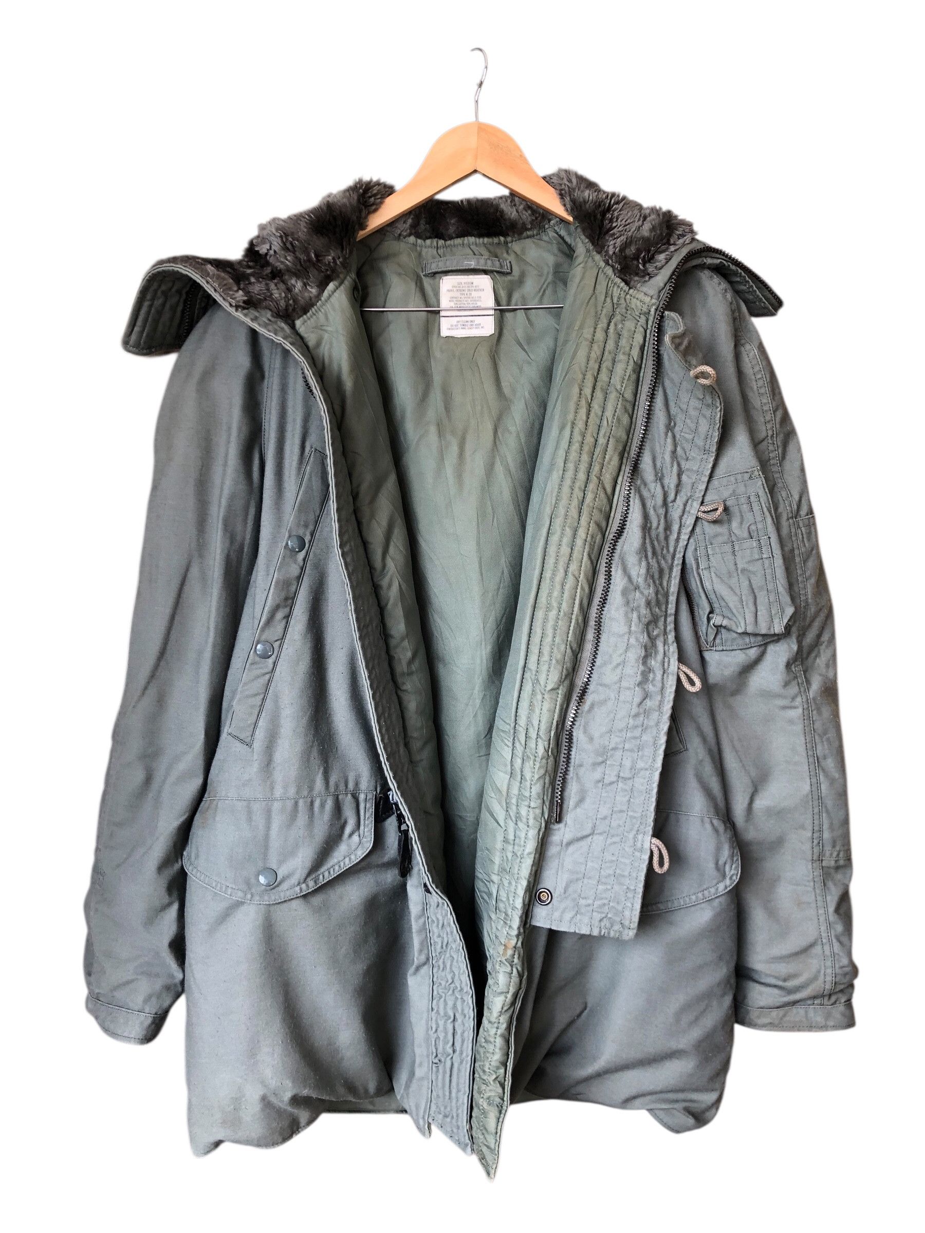 Schott Vtg 80s Schott Military N-3B Cold Weather Parka Size US M / EU 48-50 / 2 - 2 Thumbnail