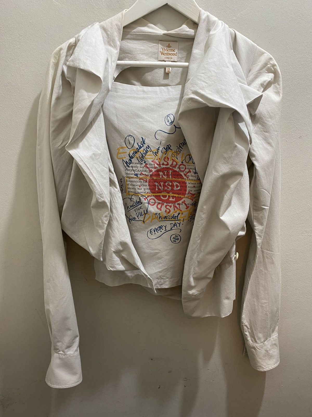 Vivienne Westwood VIVIENNE WESTWOOD GOLD COLLECTION GREY JACKET Size L / US 10 / IT 46 - 3 Thumbnail