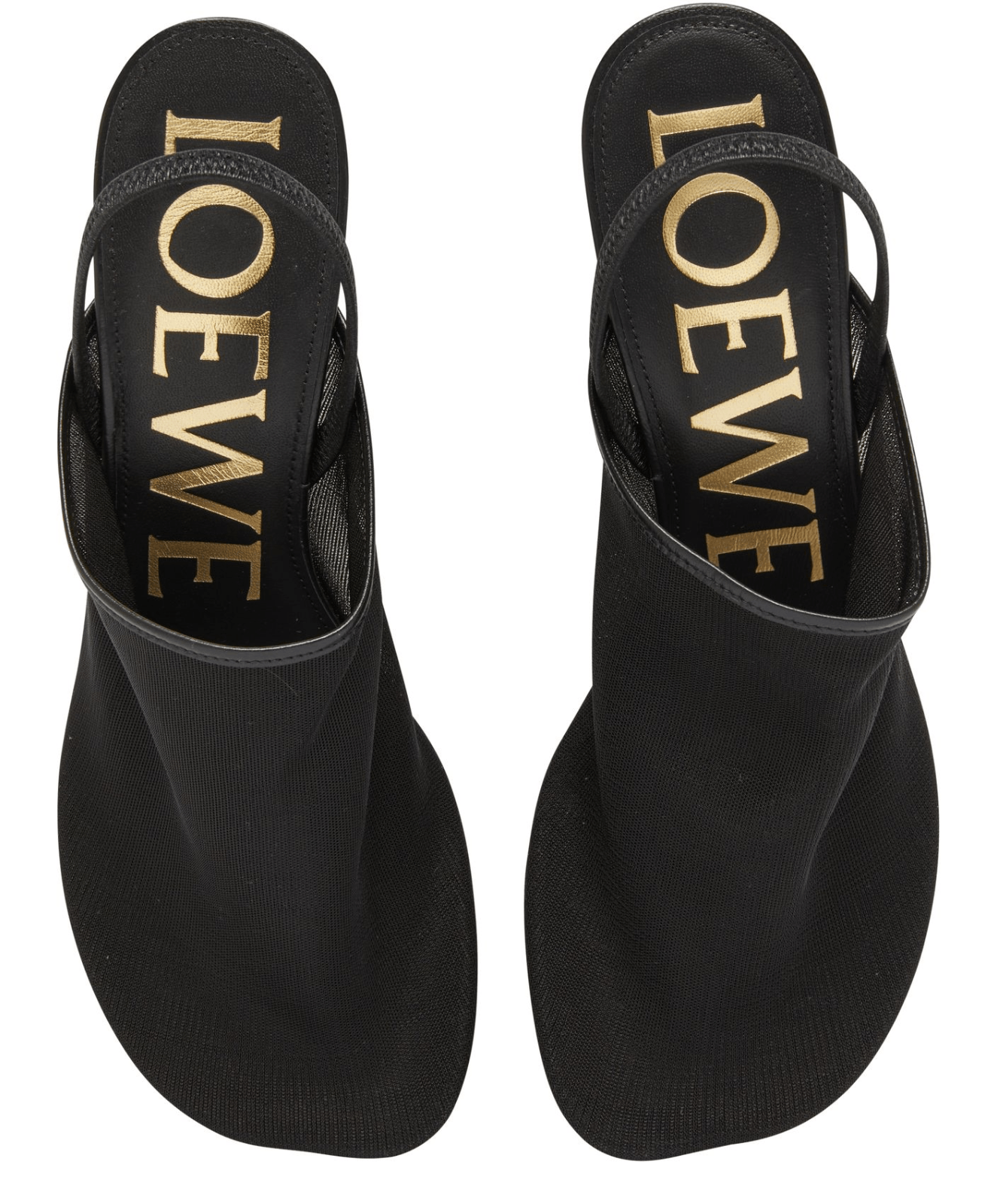 Loewe LOEWE Petal Black 45mm Mules New & Authentic Size US 6 / IT 36 - 4 Thumbnail
