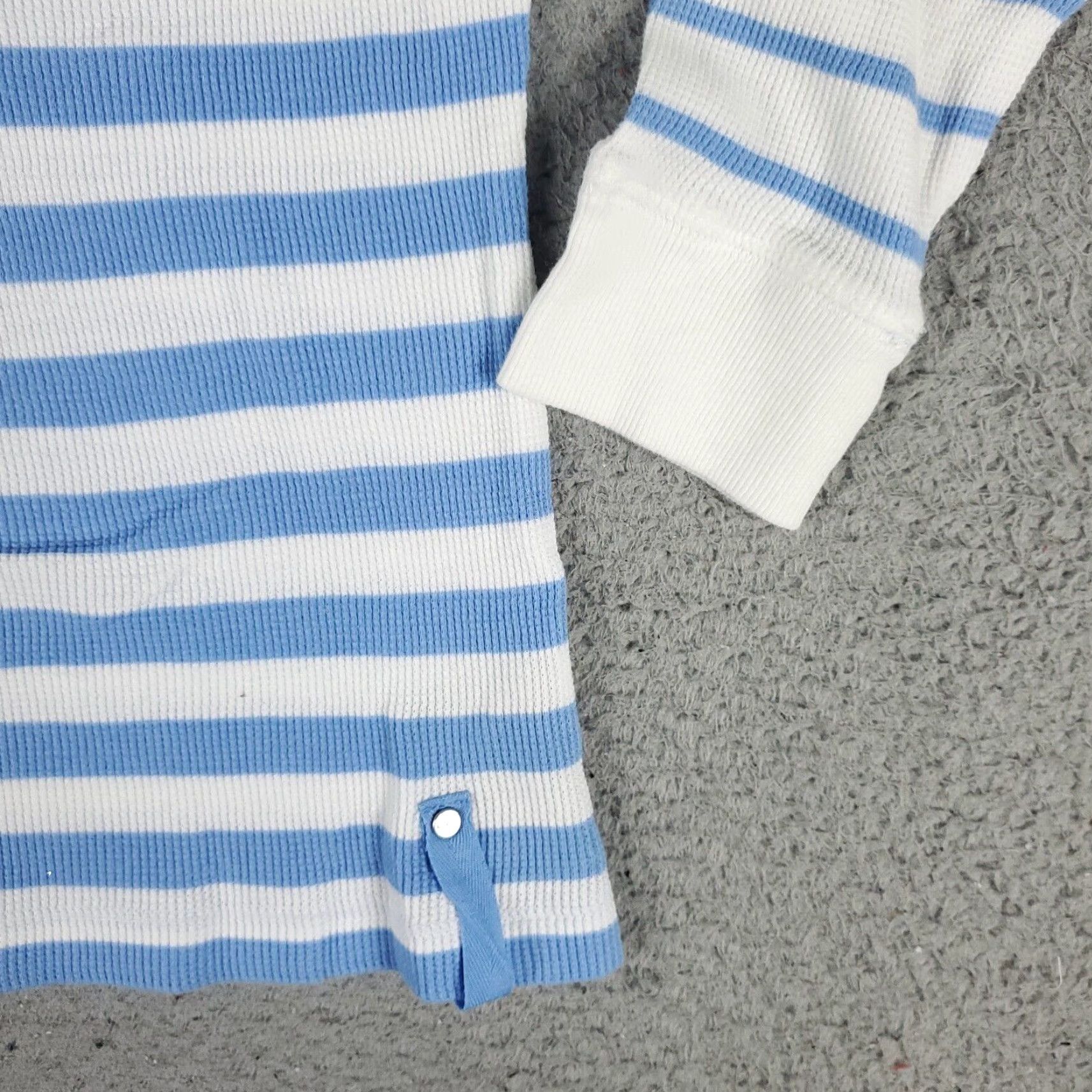 Ralph Lauren VINTAGE Ralph Lauren Sweater Mens Size PL White Blue Striped Knit Pullover All Seasons Size L / US 10 / IT 46 - 5 Thumbnail