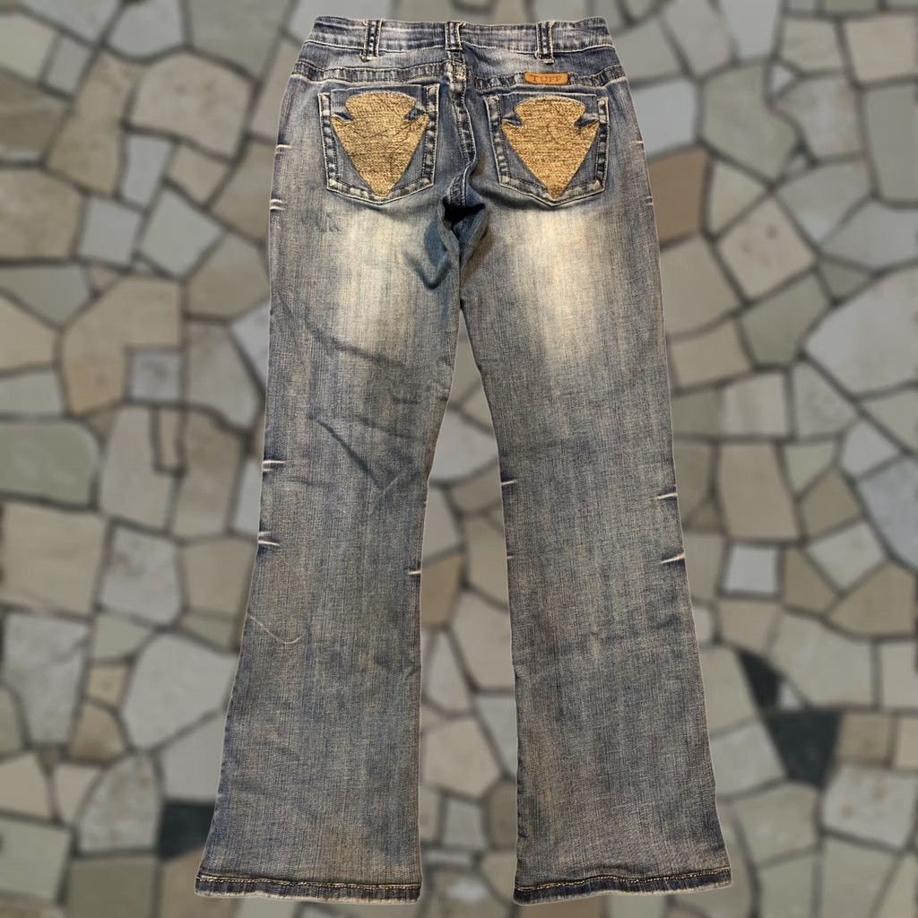 Arrow Cowgirl Tuff Jeans Blue Denim Bootcut 27 X 30 Inseam Arrow Head Hemmed Size 27" / US 4 / IT 40 - 1 Thumbnail