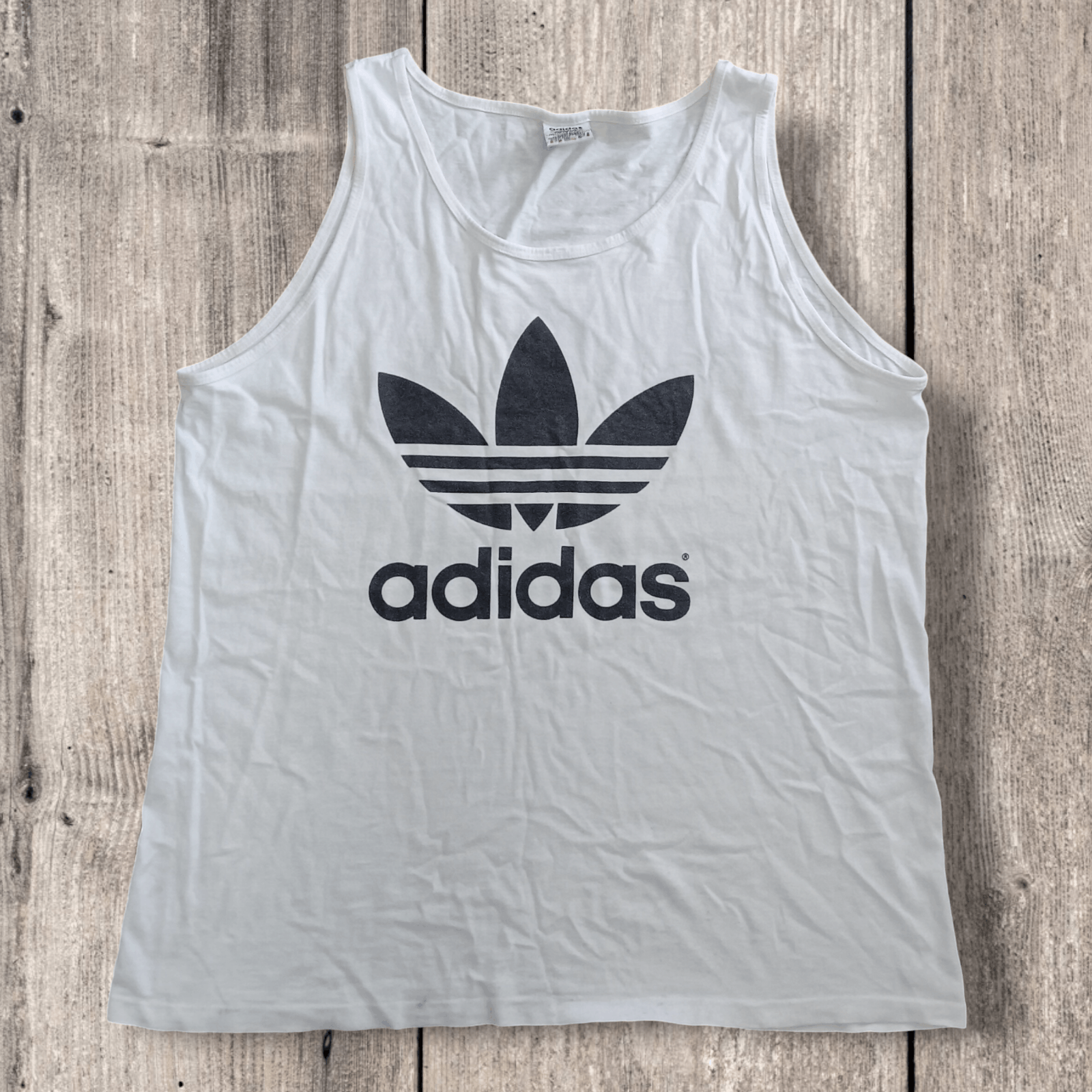 Adidas Vintage | Adidas Tank Top Size US L / EU 52-54 / 3 - 1 Thumbnail