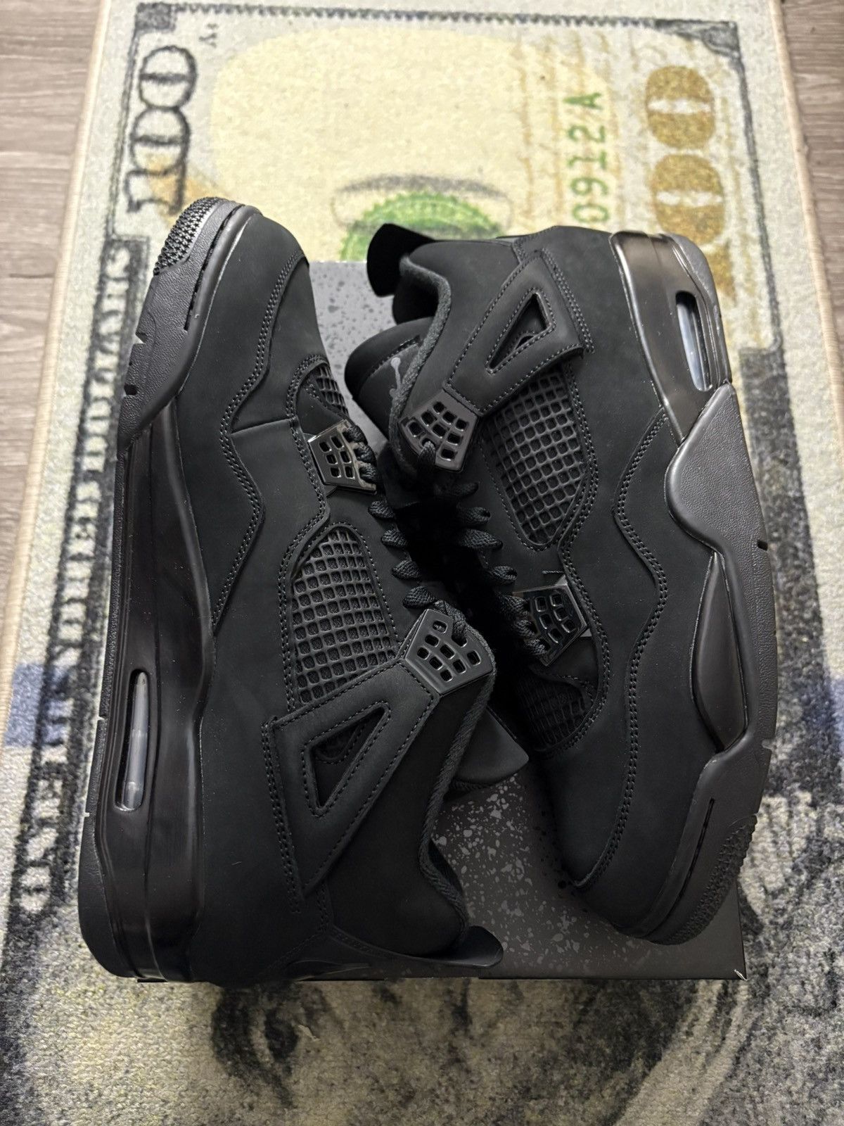 Jordan Brand Jordan 4 Retro Black Cat (2025) Size US 13 / EU 46 - 2 Thumbnail