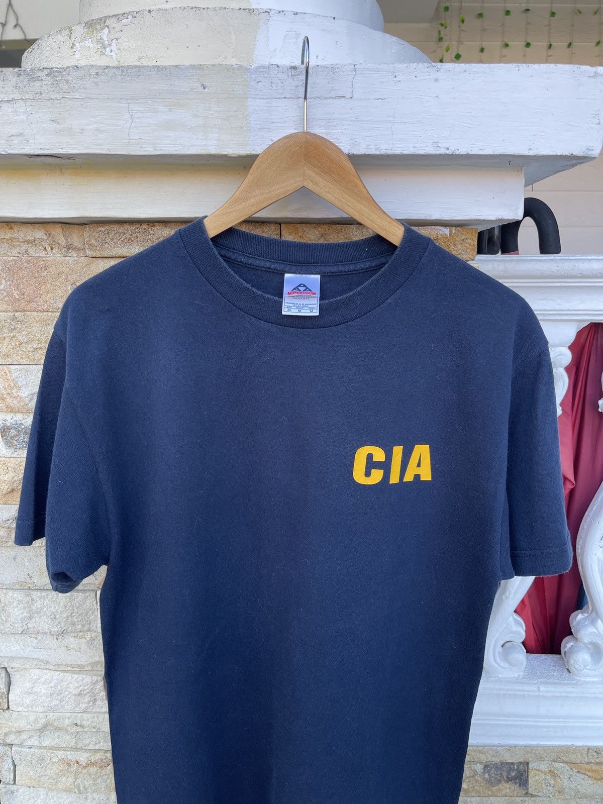 Vintage Last Drop🔥Rare🔥Vintage Y2K CIA T Shirt Size US M / EU 48-50 / 2 - 3 Thumbnail