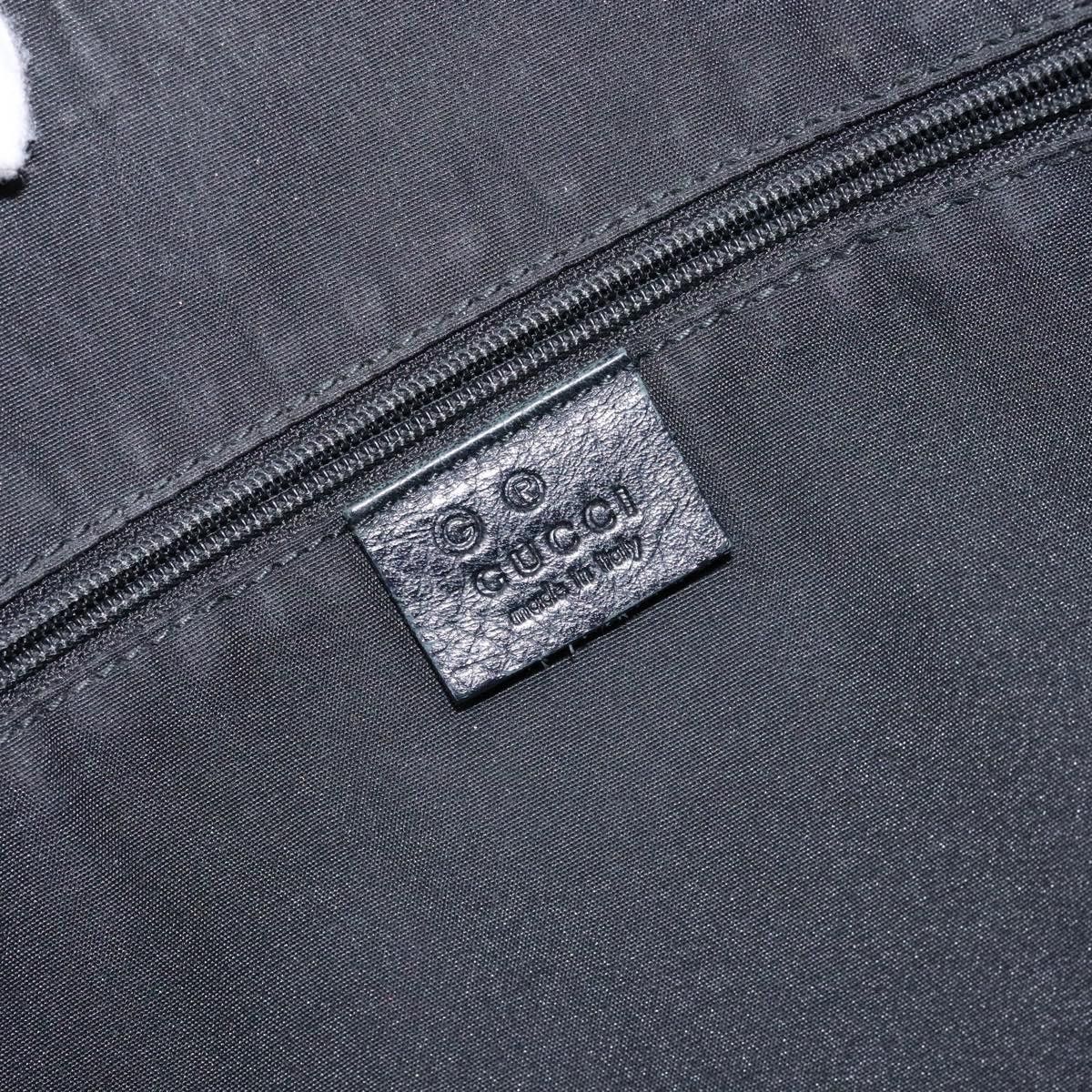 Gucci GUCCI GG Canvas Shoulder Bag Black Silver Size ONE SIZE - 17 Thumbnail