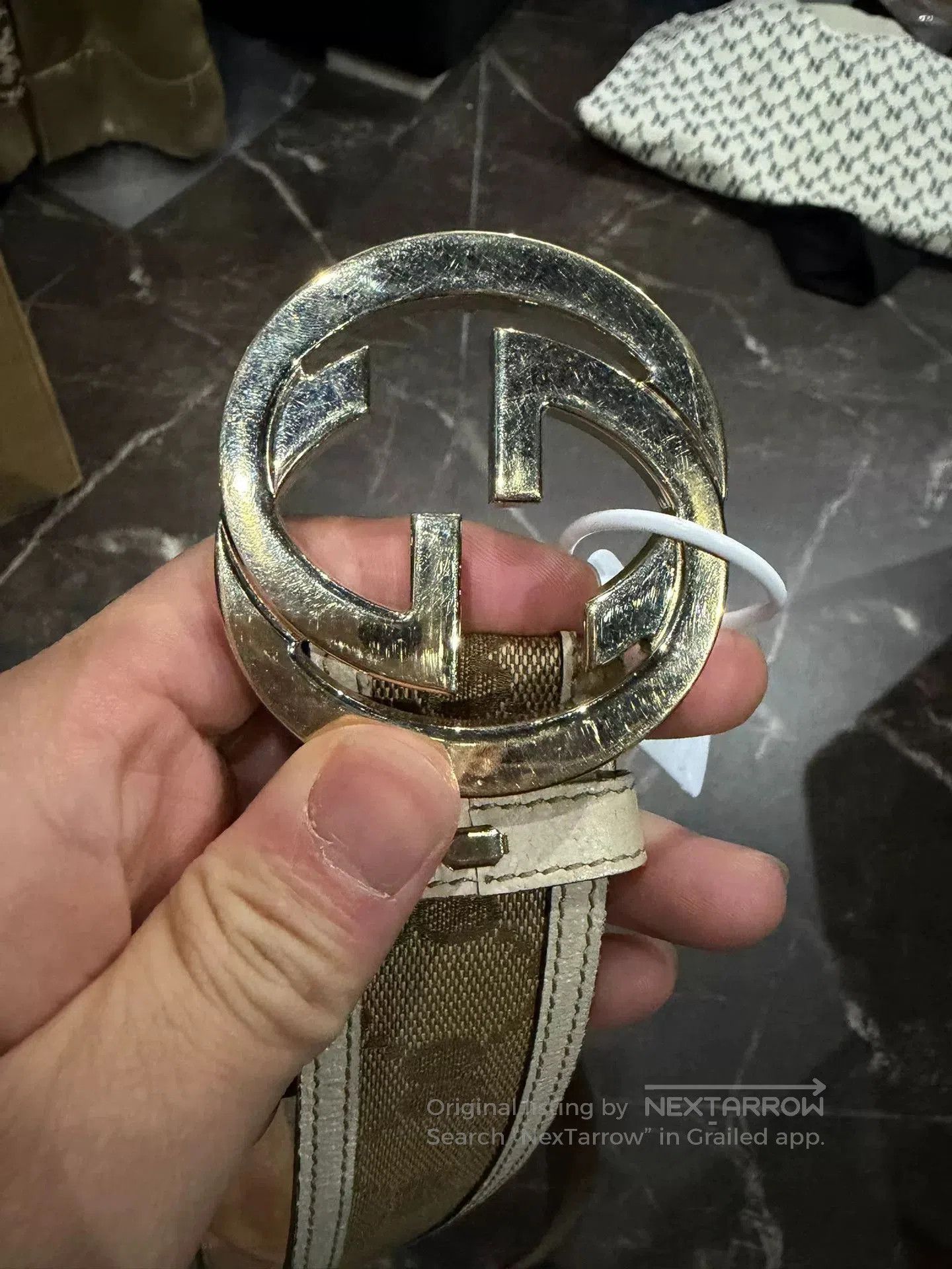 Gucci Gucci GG Classic Monogram Belt. Size ONE SIZE - 3 Thumbnail