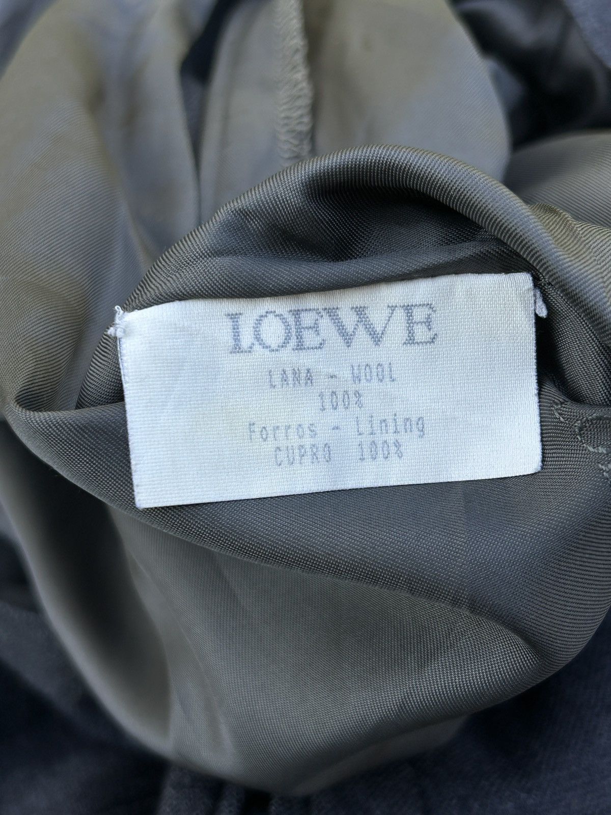 Loewe 80s Vintage Loewe Madrid 1986 Wool Casual Trousers Pants 40 Size 27" / US 4 / IT 40 - 10 Thumbnail