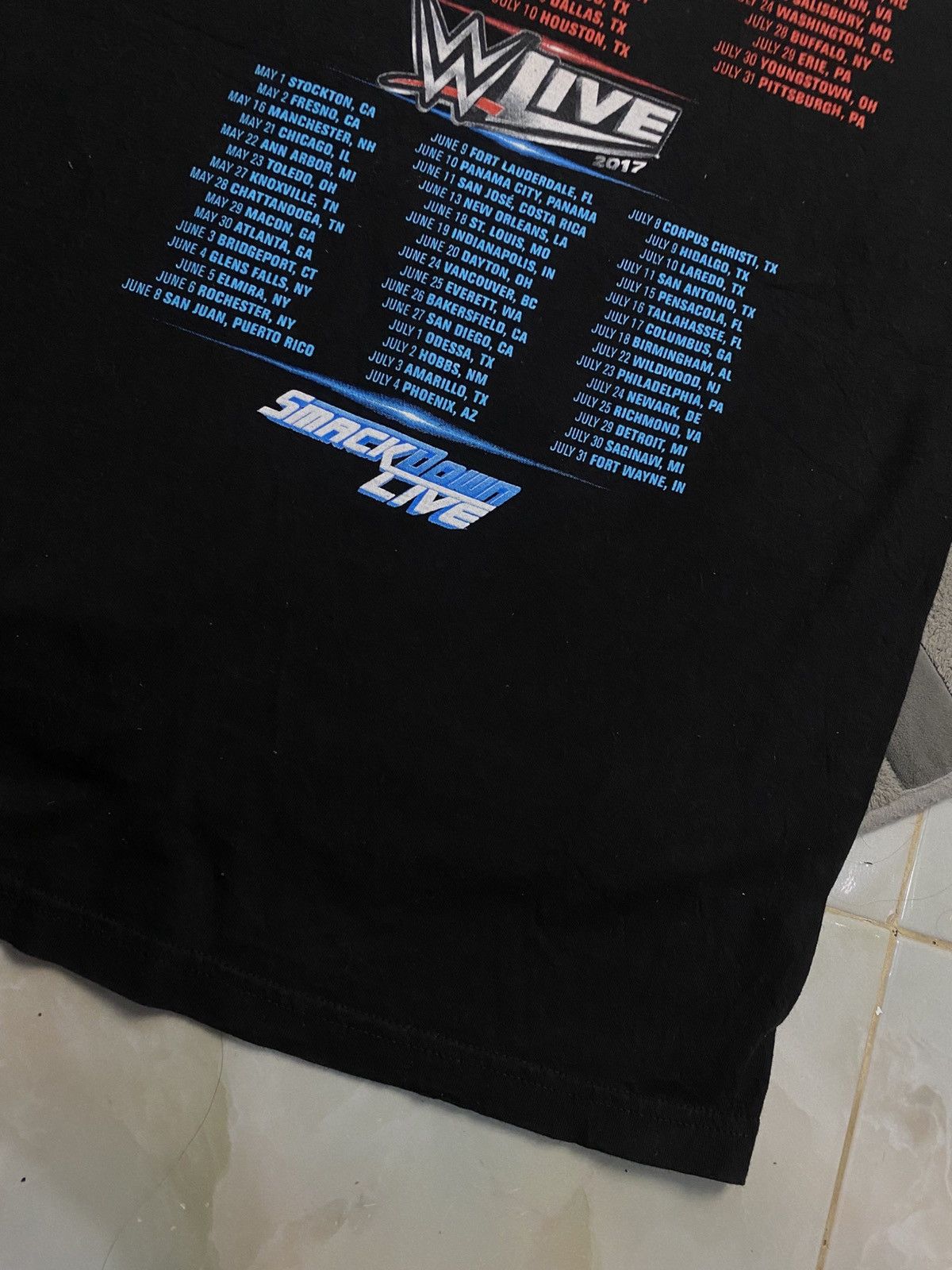Travis Scott × WWE Vintage WWE TOUR FULL CHARACTER 2017 wwf wrestling tee y2k Size US M / EU 48-50 / 2 - 10 Thumbnail