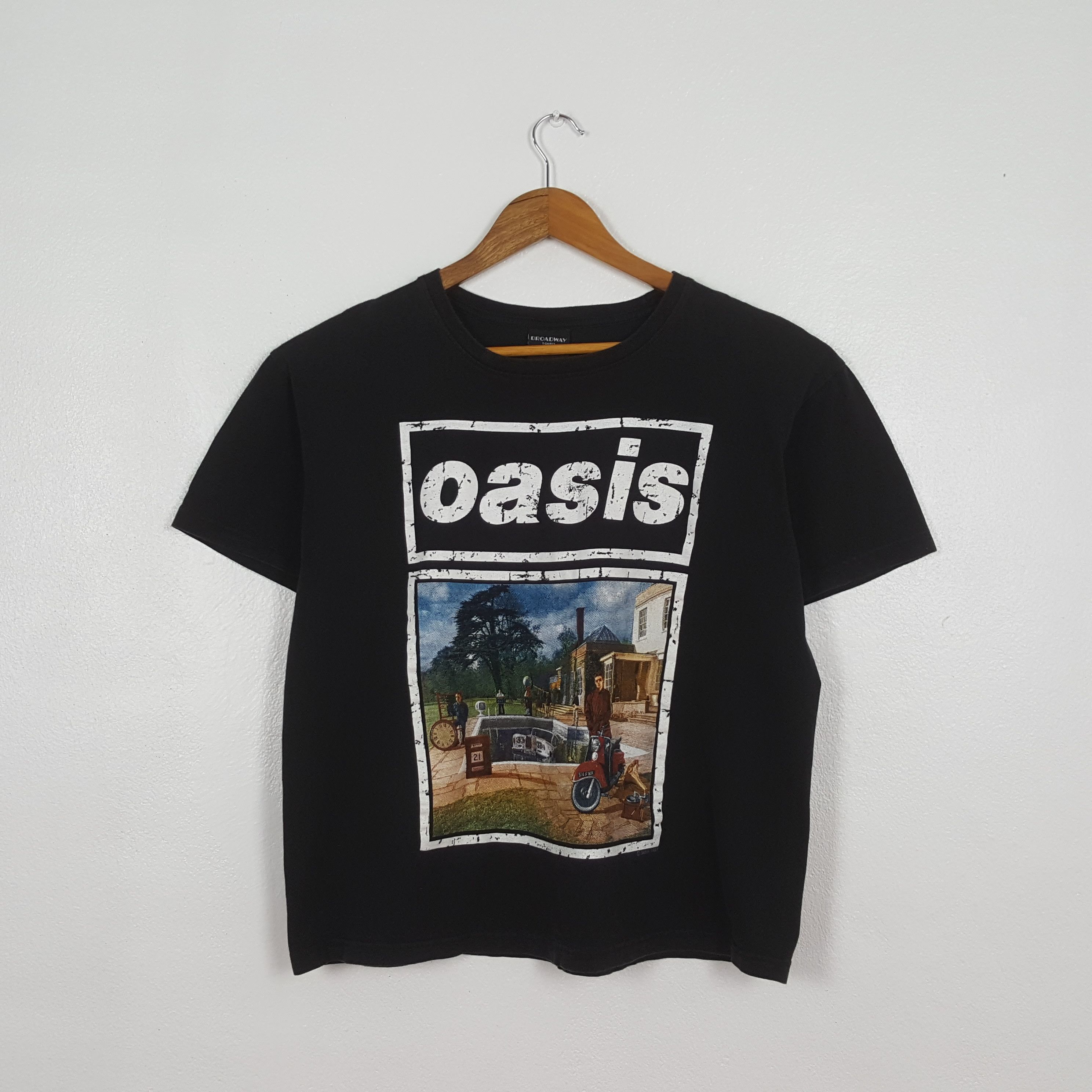Vintage Oasis British Britpop Rock Band T-Shirt C319N9