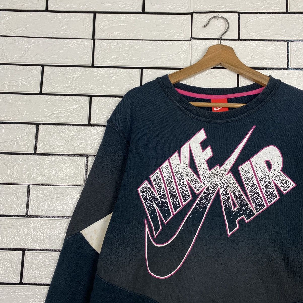 Nike 📌Nike Air Long Sleeve Sweatshirt Big Swoosh Size US L / EU 52-54 / 3 - 8 Thumbnail