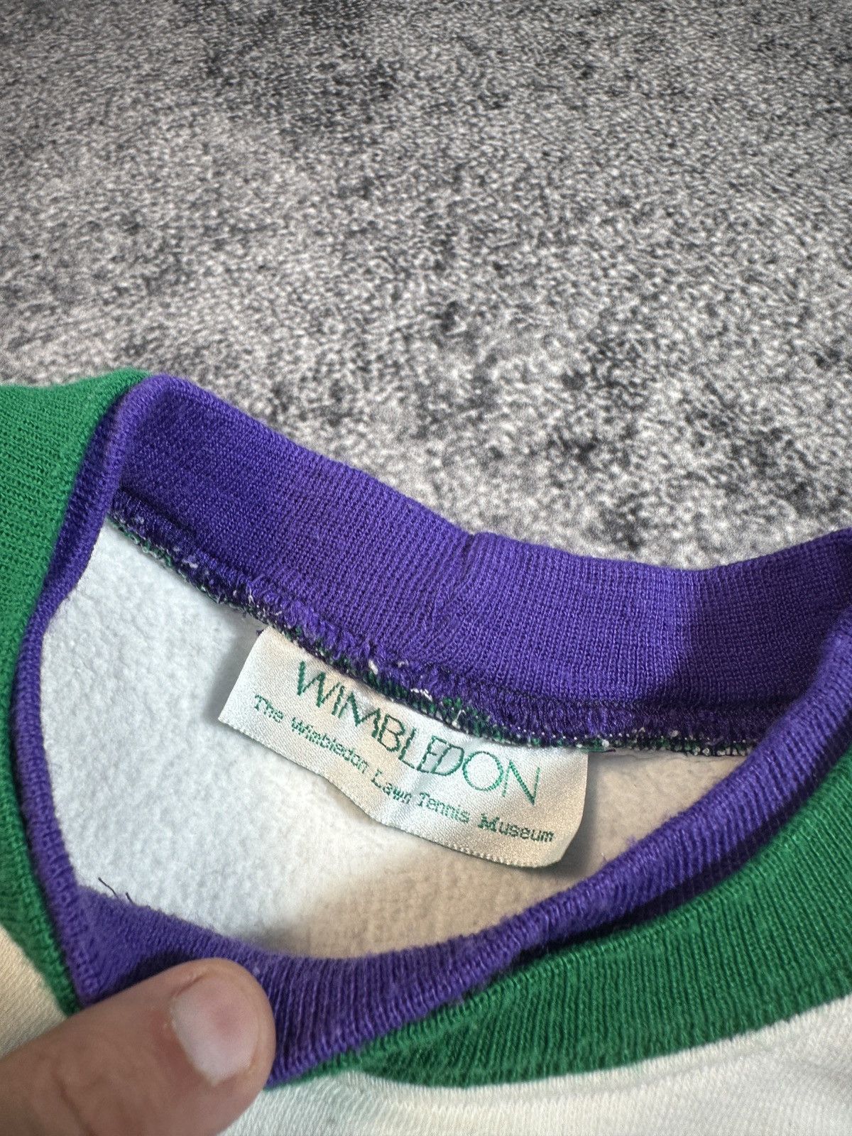 Vintage Vintage Wimbledon Big Logo Sweatshirt Rare Streetwear Tennis Size M / US 6-8 / IT 42-44 - 4 Thumbnail