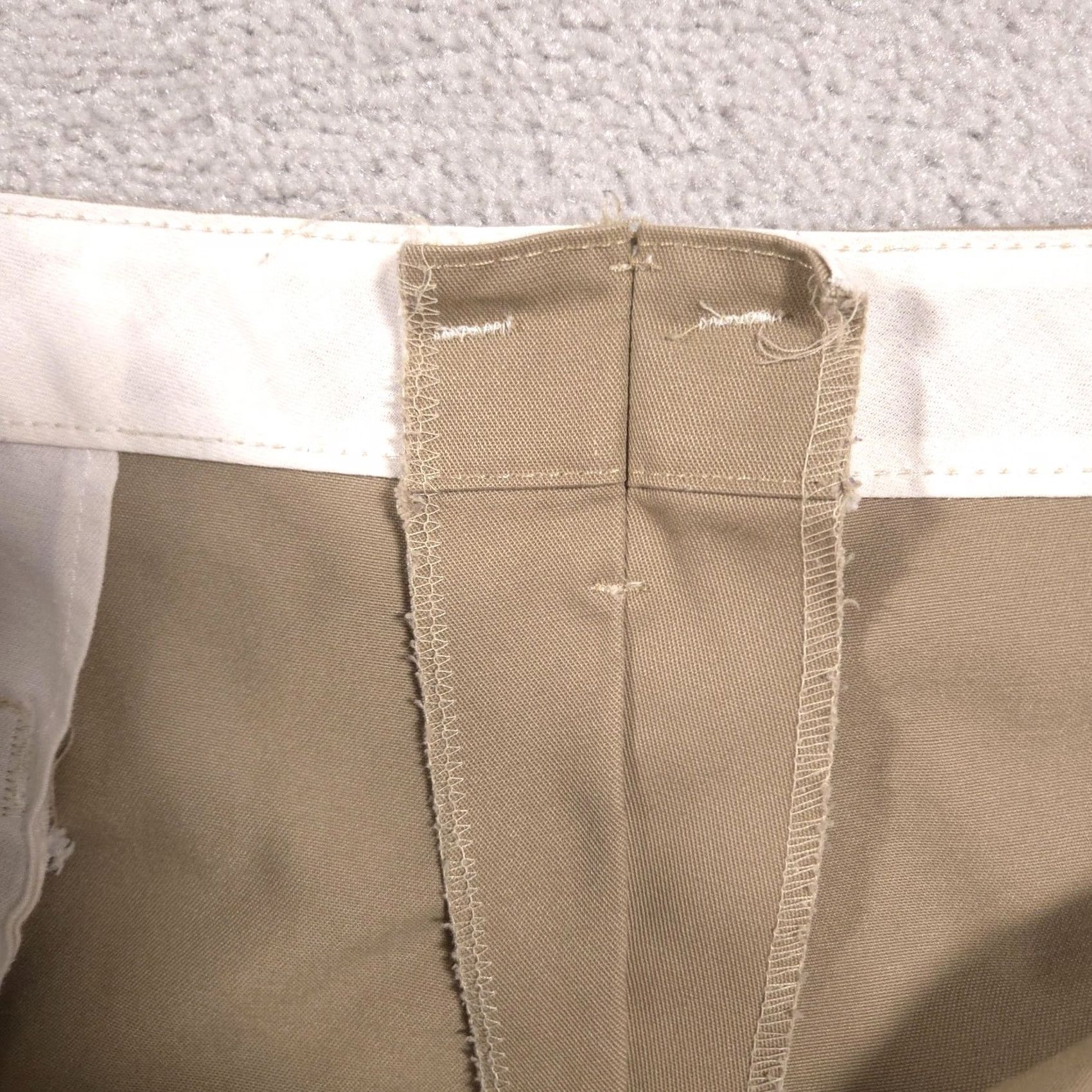Red Kap Red Kap Cargo Pants Mens 38x28 Beige Polyester Cotton Workwear Pockets Belt Loops Flat Front Zipper Size US 38 / EU 54 - 6 Thumbnail
