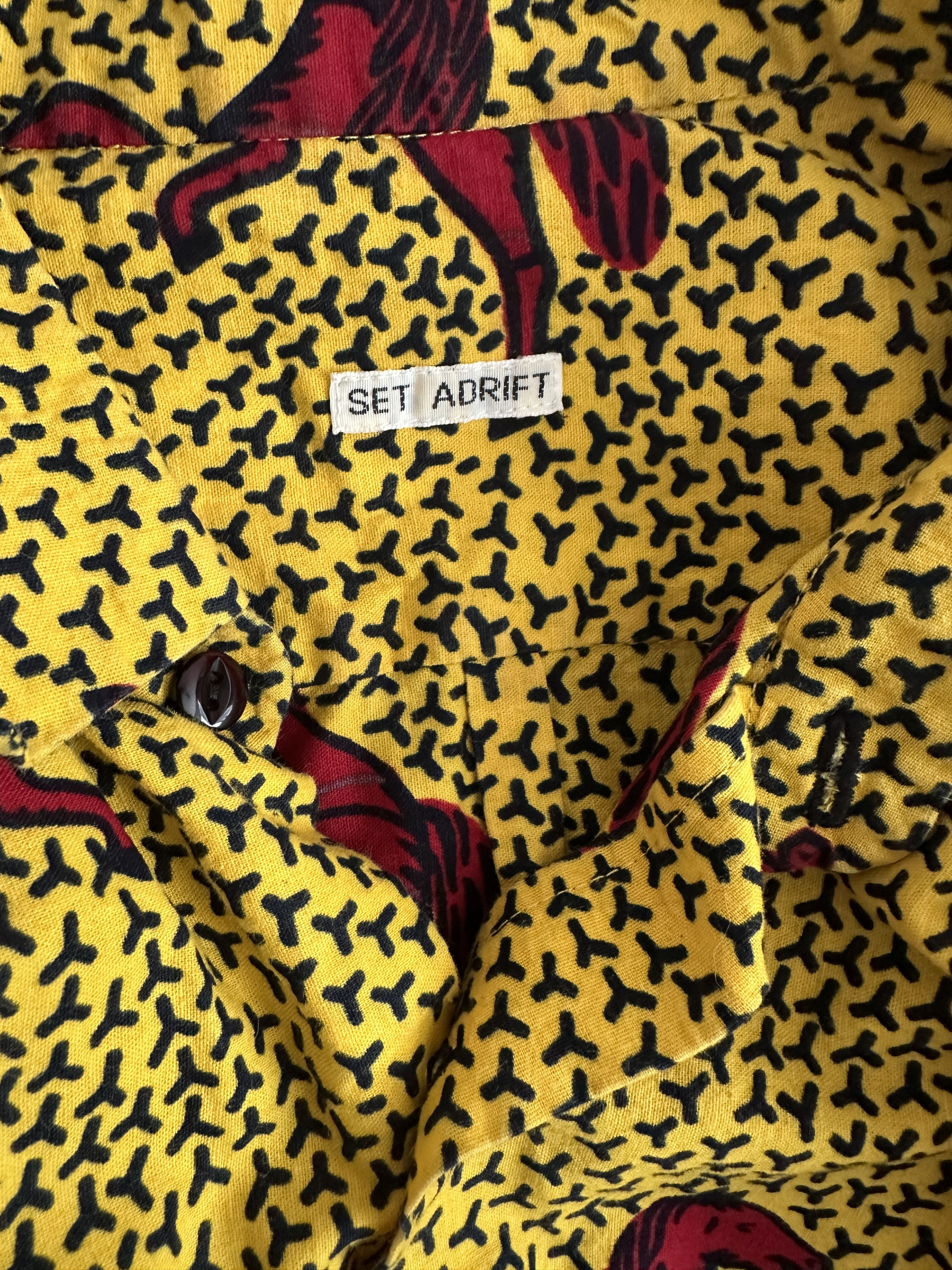 King Krule Set Adrift Red Horses button-up shirt Size US L / EU 52-54 / 3 - 3 Thumbnail