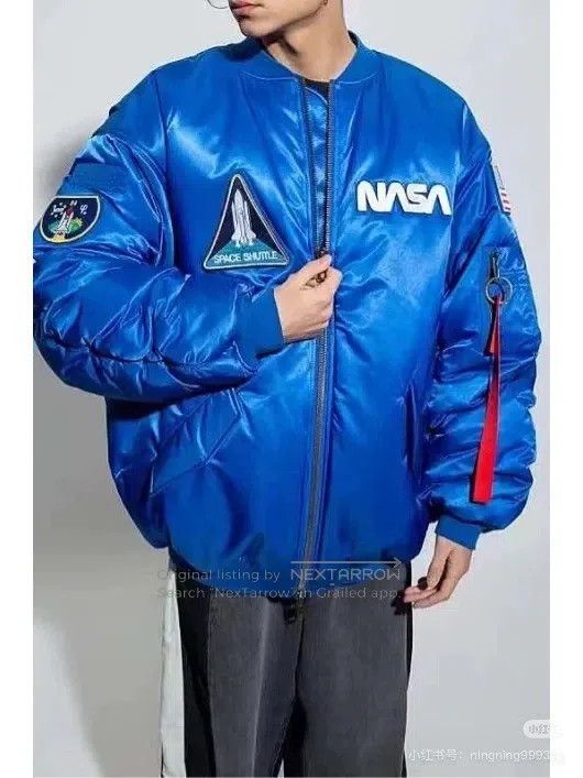 Balenciaga Balenciaga Blue Jacket Coat Cotton Jacket Size US S / EU 44-46 / 1 - 5 Thumbnail