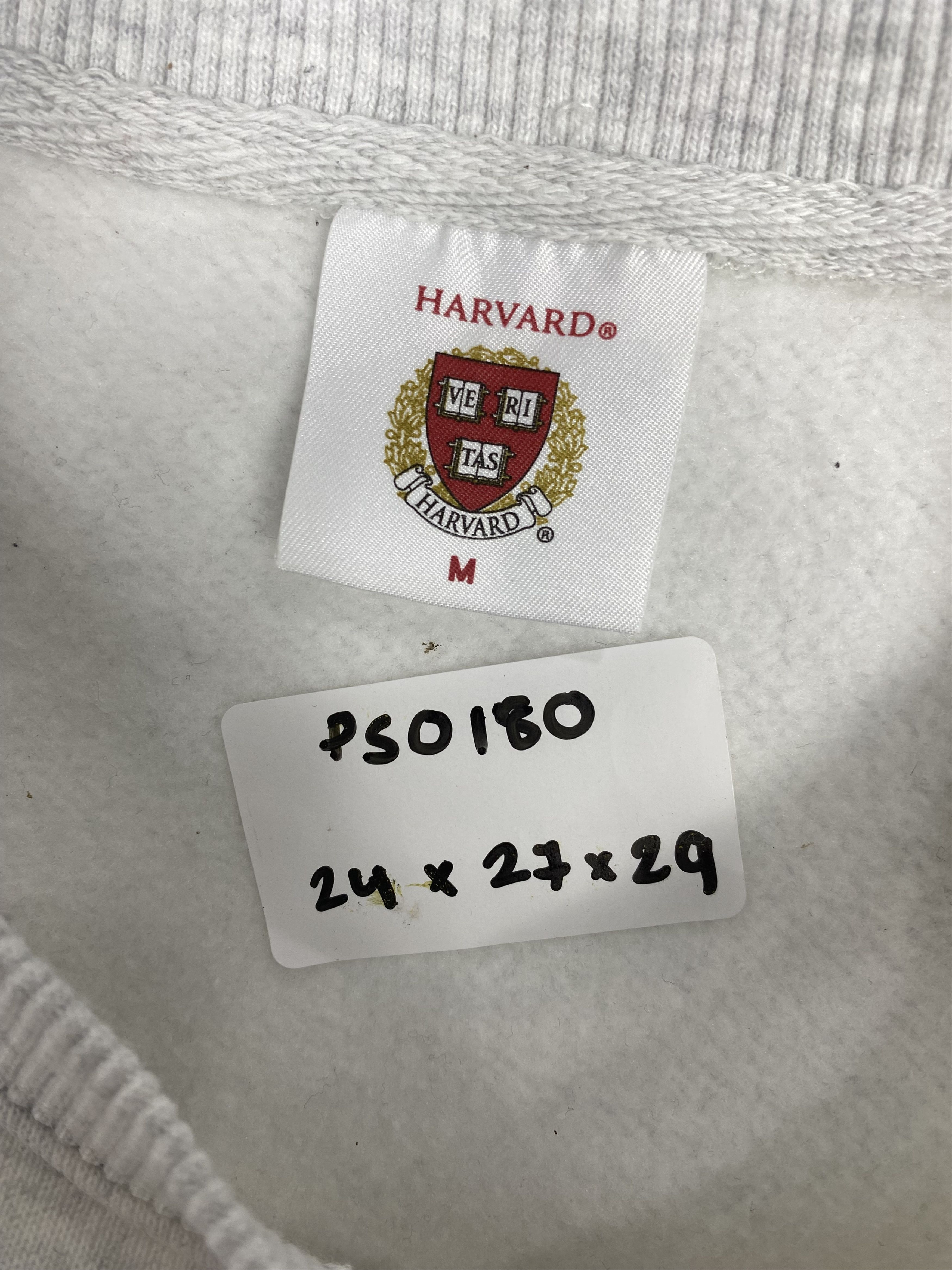 GU Vintage Harvard University Big Logo Sweatshirts PS0180 Size US M / EU 48-50 / 2 - 10 Thumbnail