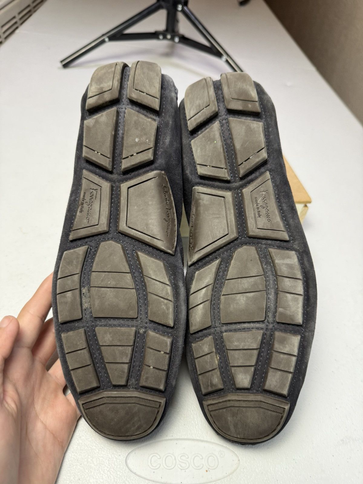 Salvatore Ferragamo Salvatore Ferragamo Parigi Gancini Driving Loafers Size 7 Size US 7 / EU 40 - 10 Thumbnail